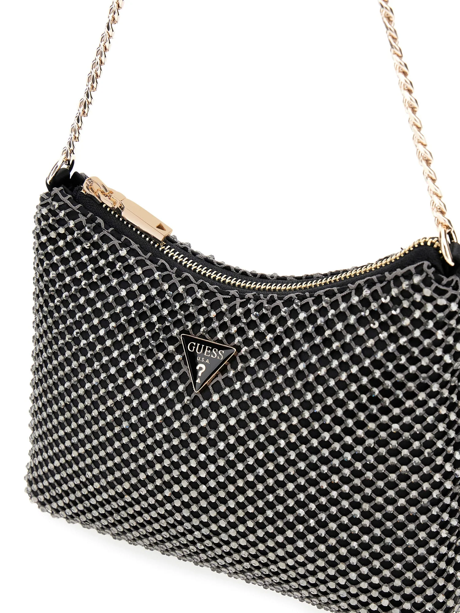 GUESS HWCE9350170 ZALINA TOP ZIP SHOULDER BAG Woman Schultertasche pewter - Image 5