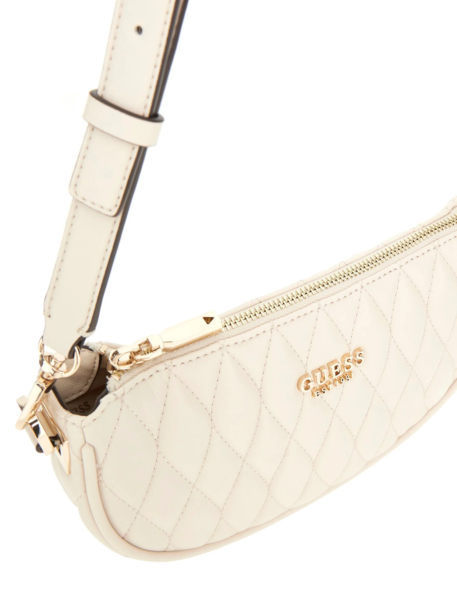 GUESS HWQG8122720 VALLA MINI TOP ZIP SHLDR BAG Woman Schultertasche black - Image 8