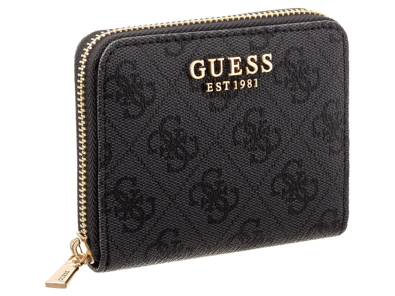 GUESS SWSG7459137 LAUREL II SLG SMALL ZIP AROUND Woman Portmonnaies coal logo - Image 2