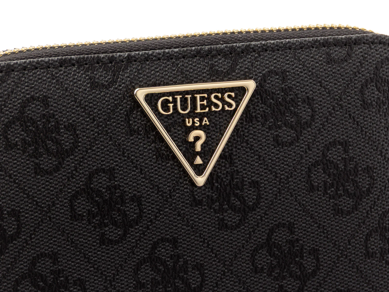 GUESS SWSG7459140 LAUREL II SLG MED ZIP AROUND Woman Portmonnaies coal logo - Image 5