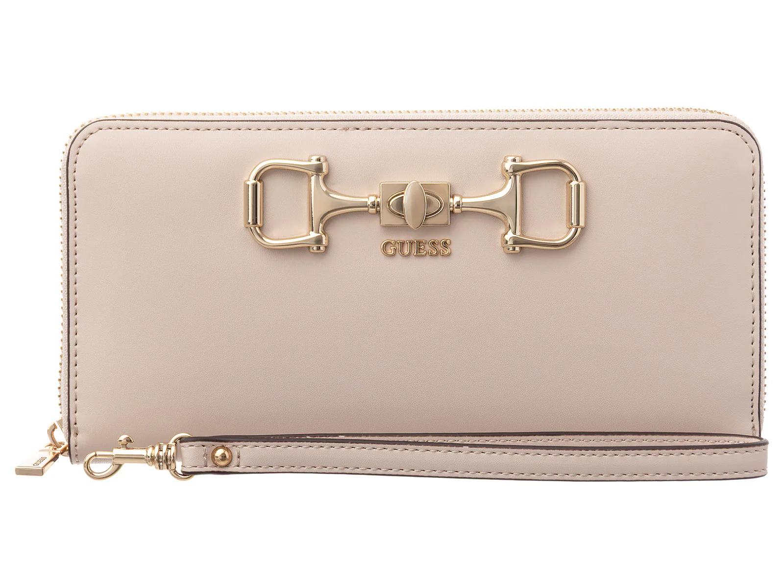 GUESS SWVG9910146 JANIE SLG LARGE ZIP AROUND stone