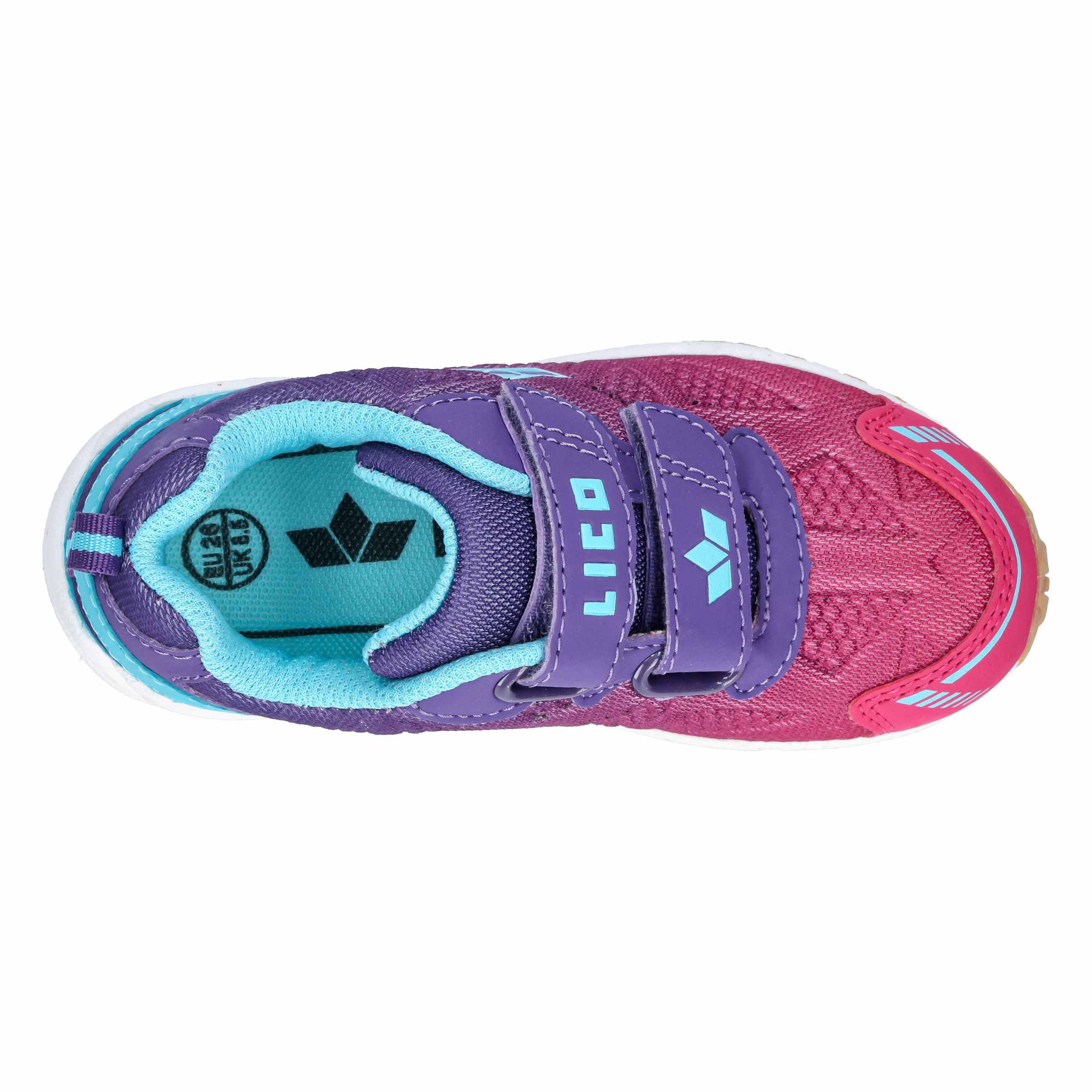 Hallenschuh Mädchen Klettverschluss lila LICO Flori V - Image 67