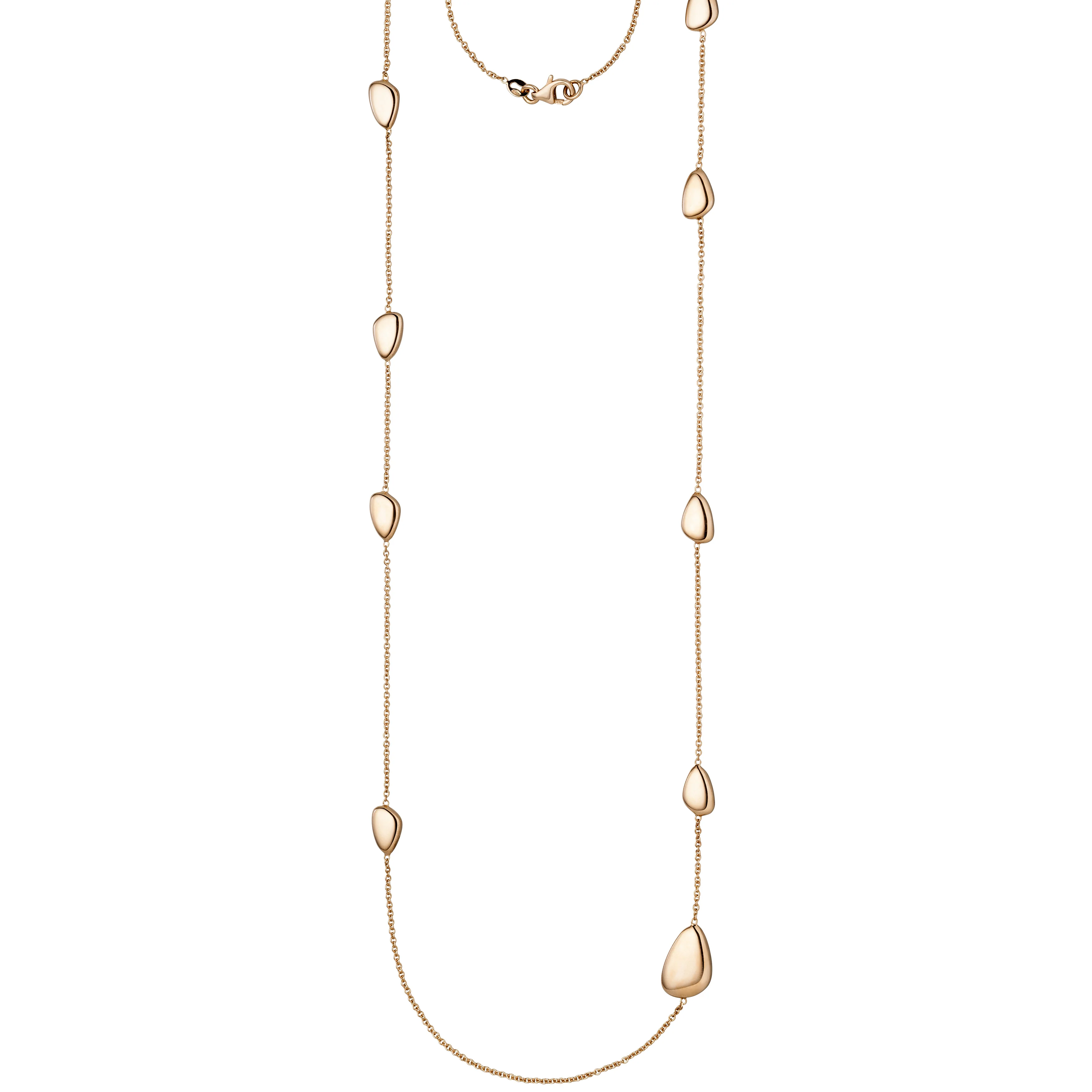 Halskette Kette 585 Gold Rotgold 90 cm Rotgoldkette Karabiner - Image 2