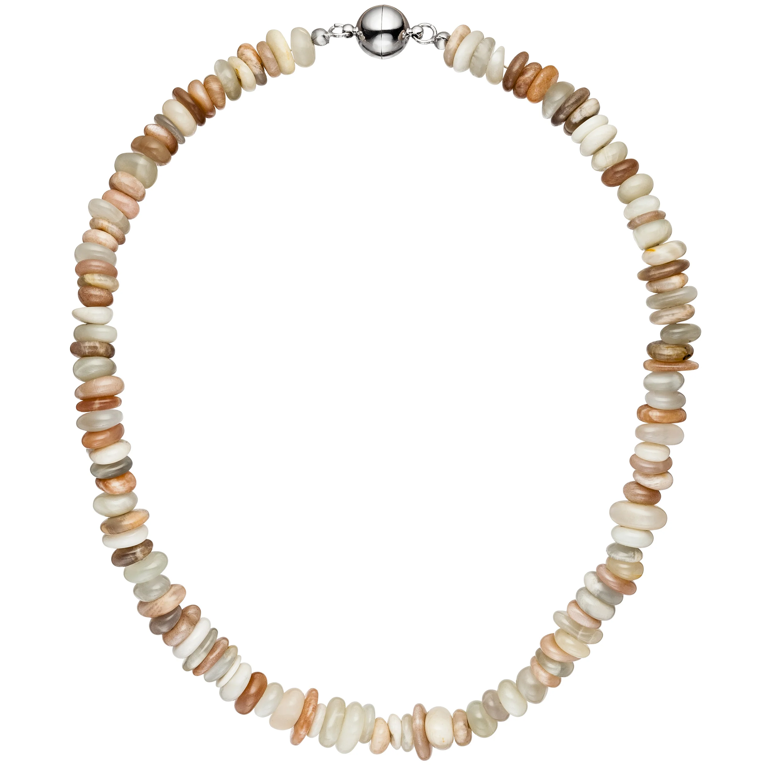 Halskette Kette Sonnenstein 45 cm Sonnensteinkette Steinkette Edelsteinkette - Image 2