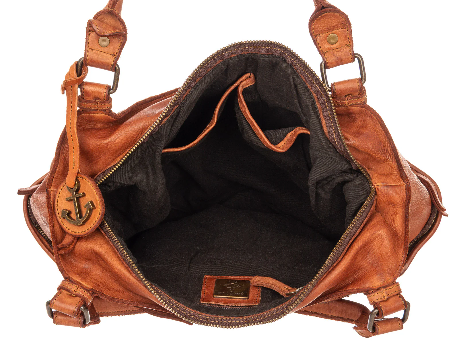 Harbour 2nd AL.13614 totebag style Selina Leder cognac - Image 9