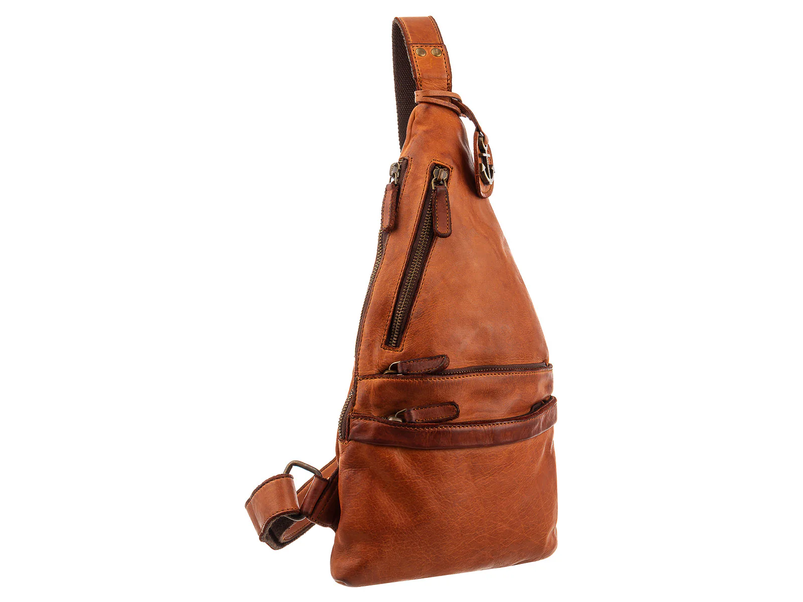 Harbour 2nd UP13132 Sling Bag Style ROWAN Umhängetasche cognac - Image 5