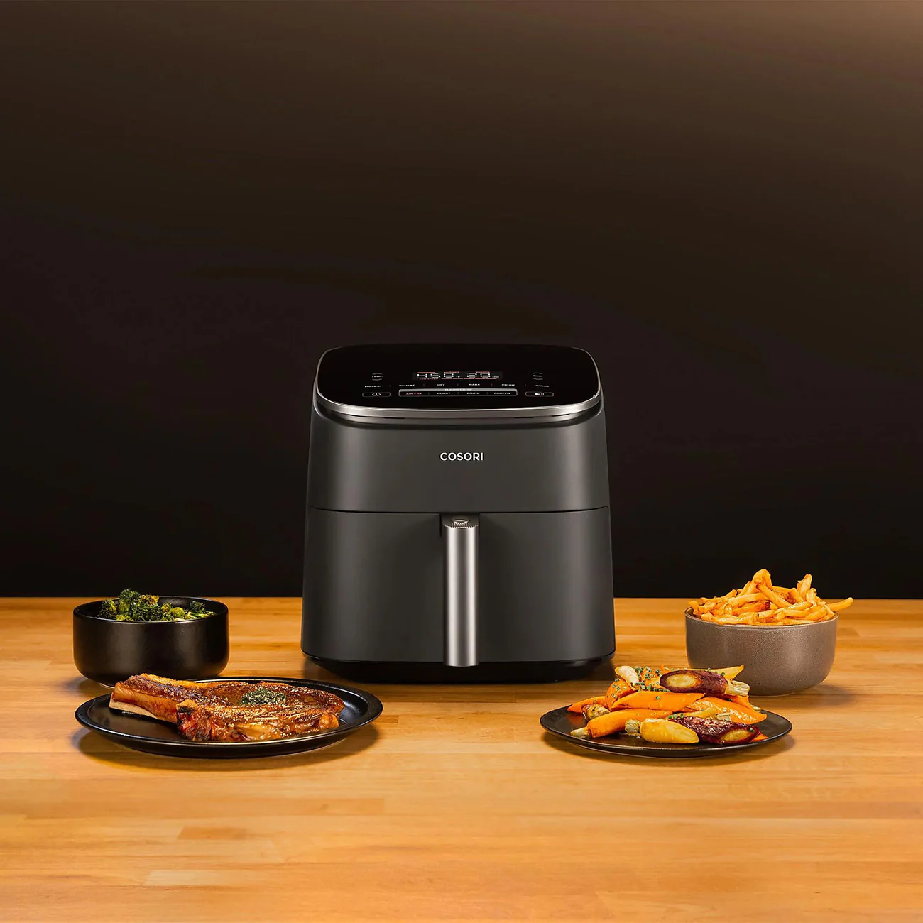 Heißluftfritteuse cosori Turbo Blaze Chef Edition Schwarz und Gold - Image 6