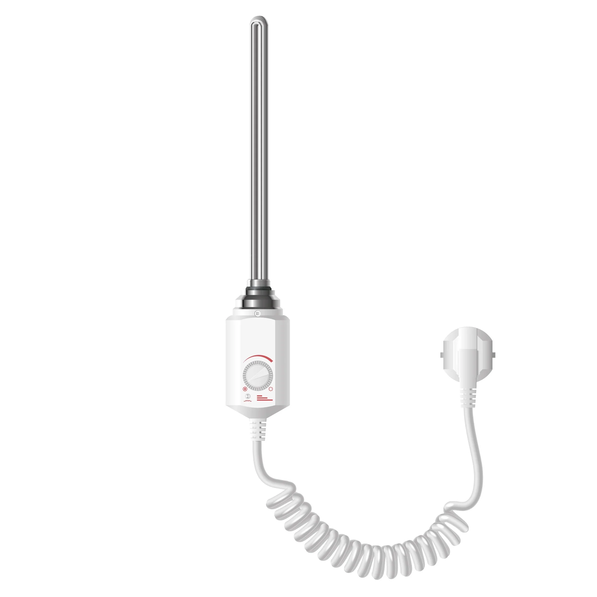 Heizstab 300W Chrom für Badheizkörper, Heizpatrone mit Thermostat für Heizkörper - Image 18