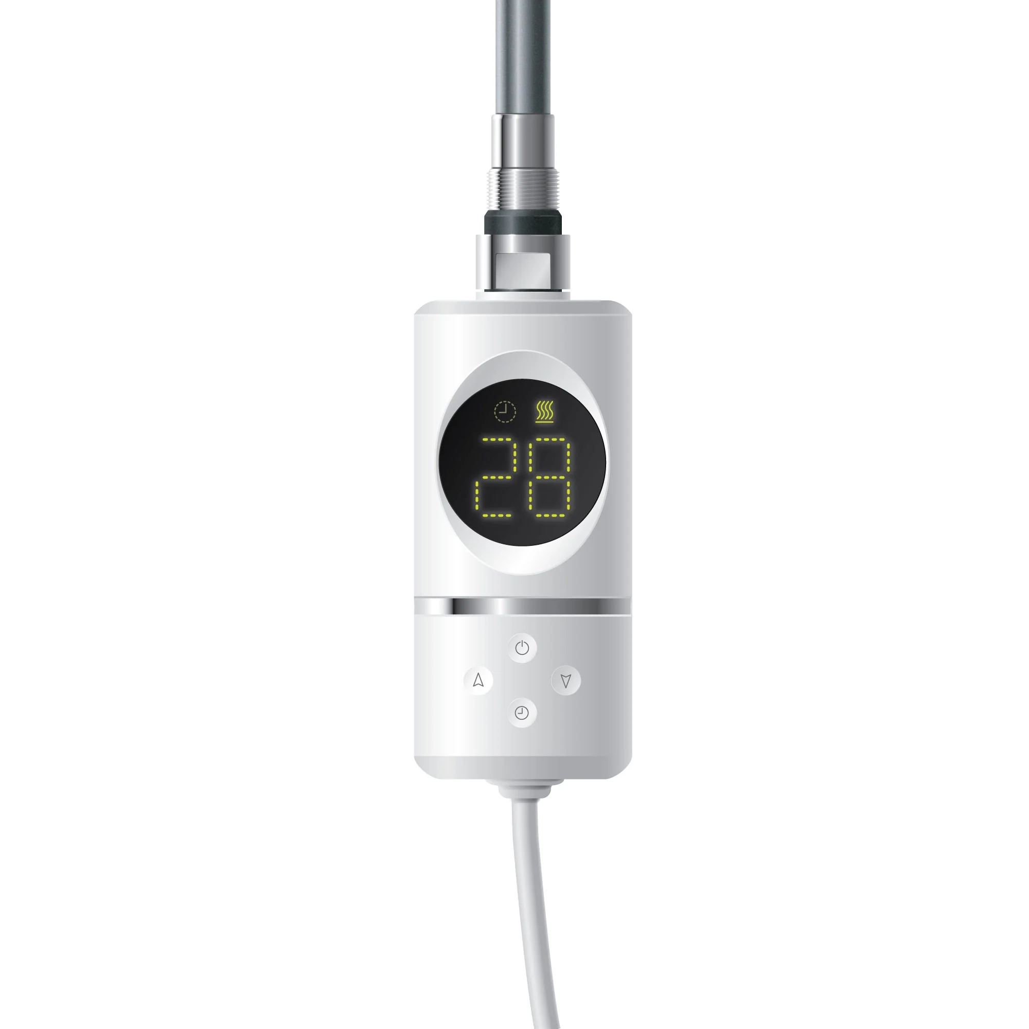 Heizstab 900W Weiß mit Thermostat und LCD Bildschirm ML-Design - Image 2