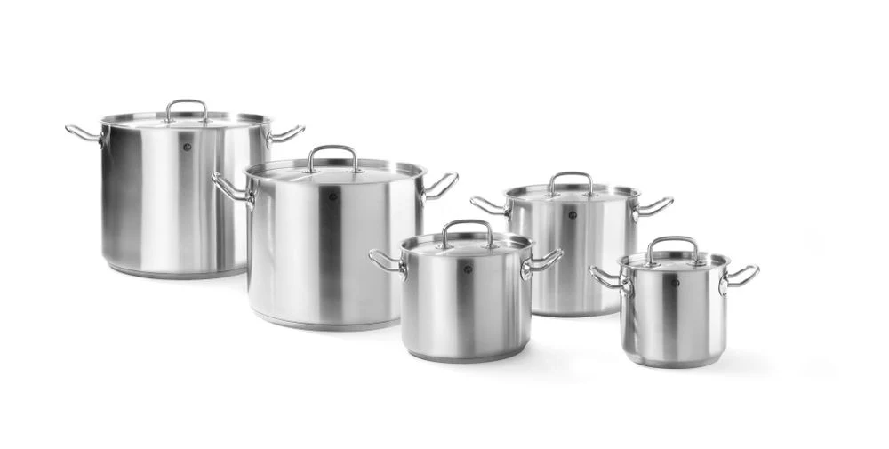 HENDI Gemüsetopf - mit Deckel, Kitchen Line, 21L, ⌀320x(H)270mm