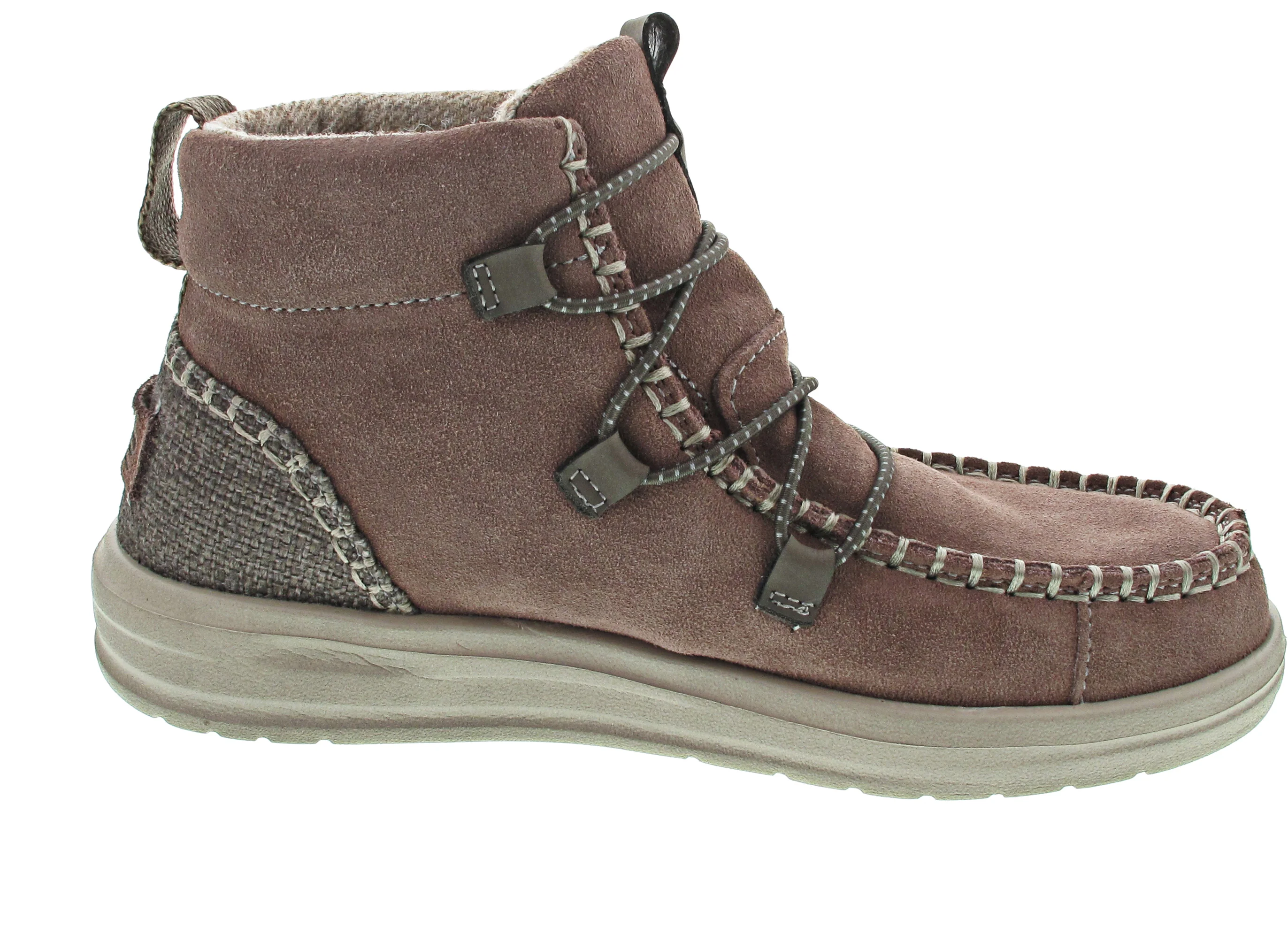 Hey Dude Eloise Suede Schnürstiefel Rosa - Image 10