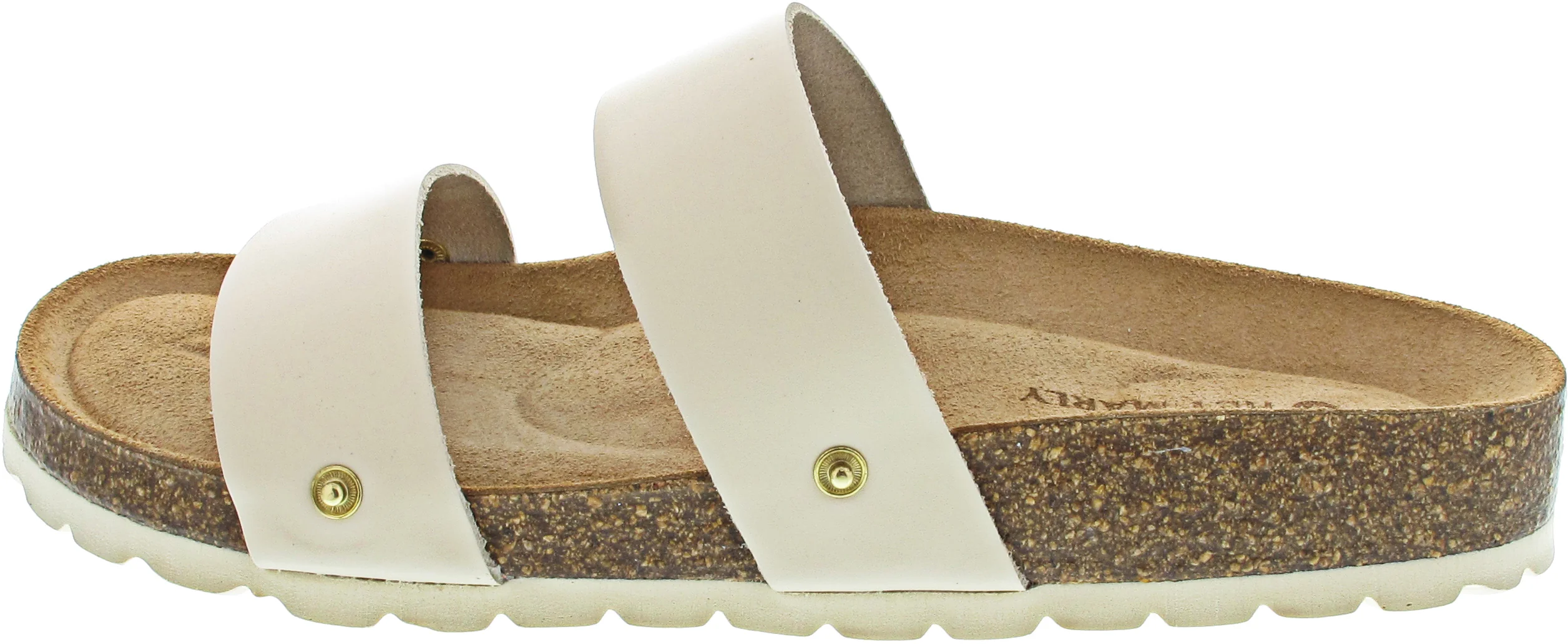 Hey Marly Casual Cork Crema Pantolette Beige - Image 6