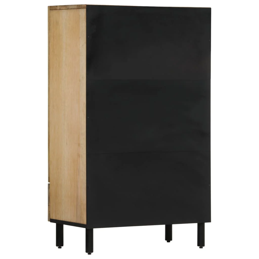 Highboard 60x33x100 cm Massivholz Mango - Image 9