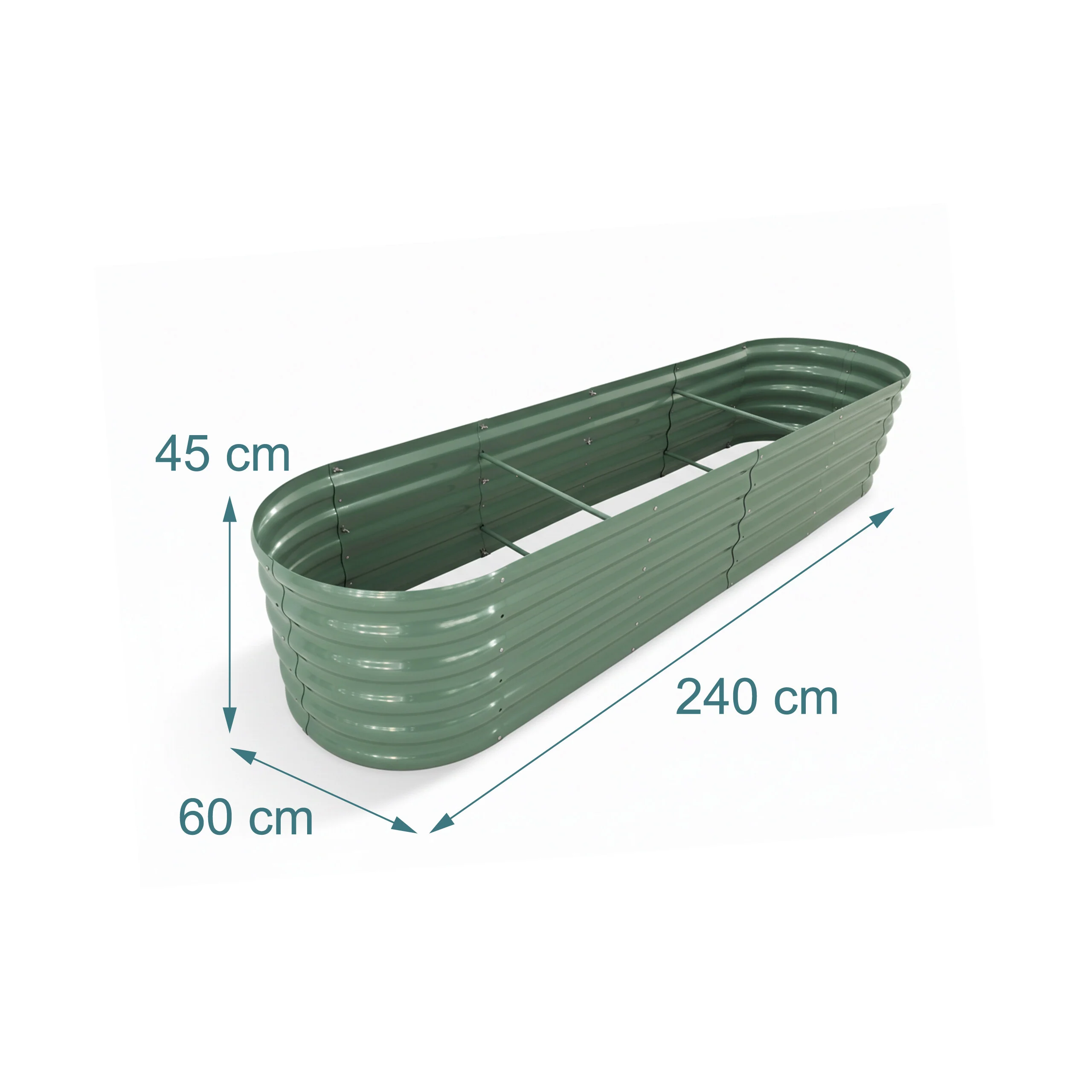 Hochbeet Metall halbrund XXL - Image 4