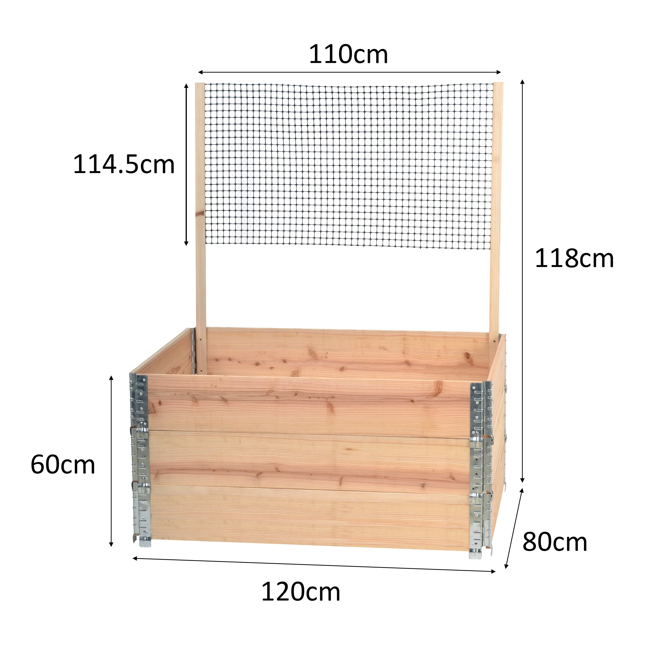 Hochbeet mit Rankhilfe aus Holz - Image 4