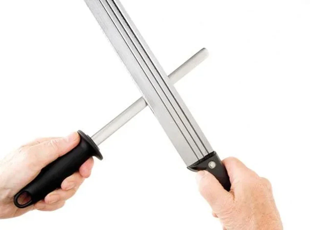 Hochwertiger Diamant-Wetzstahl für rasiermesserscharfe Küchenmesser - Image 2