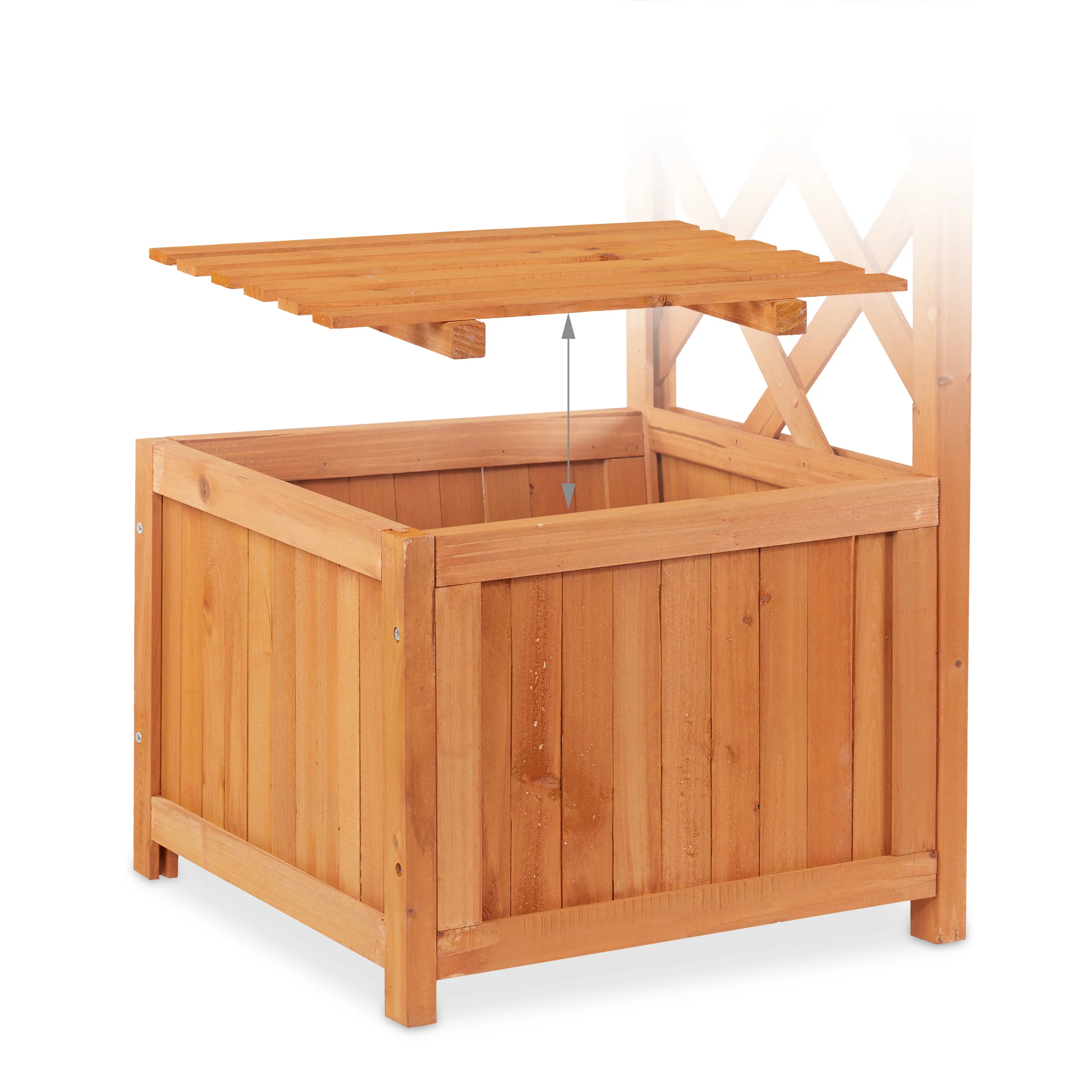 Holz-Rosenbogen mit 2 Pflanzkübeln - Image 6