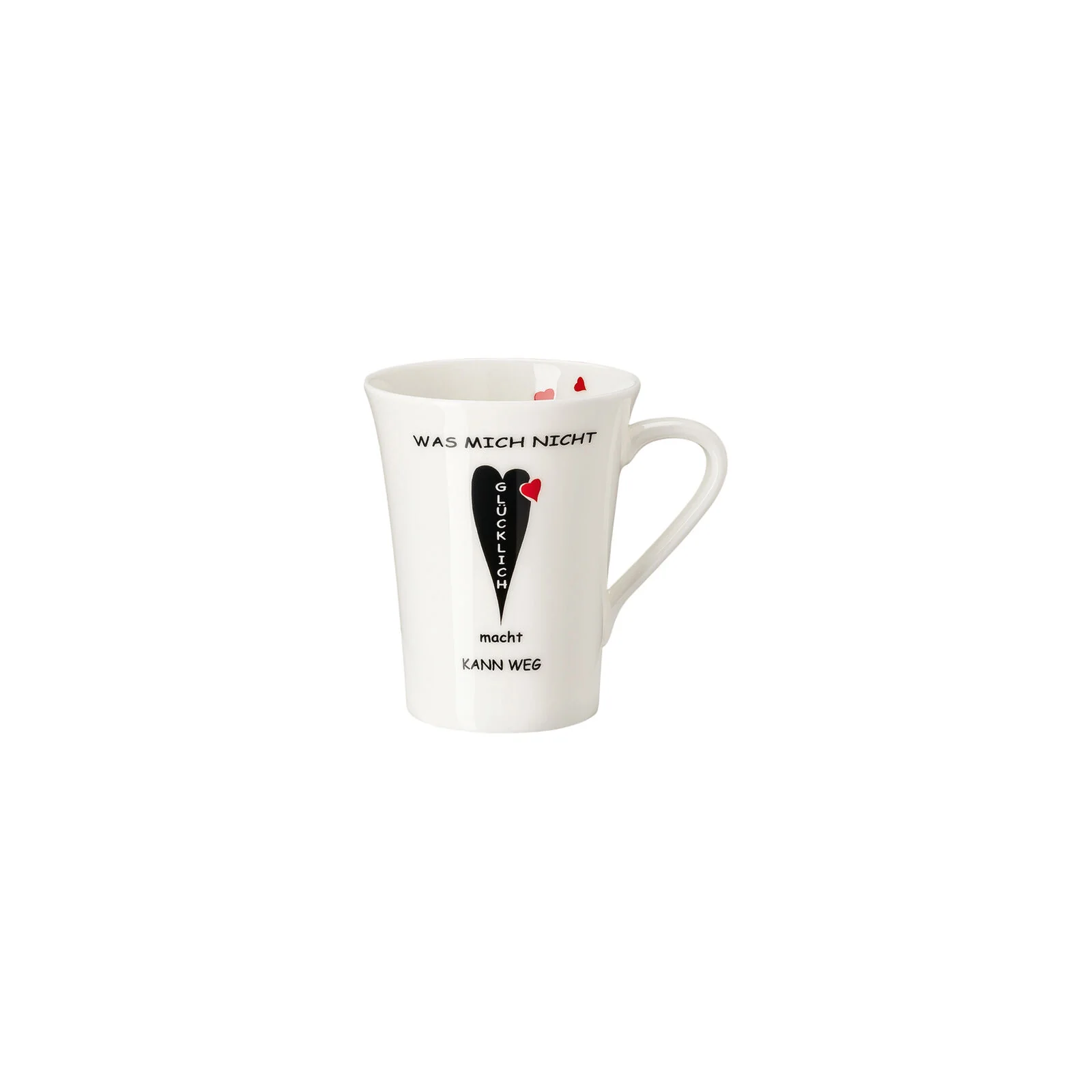 Hutschenreuther Becher mit Henkel My Mug Collection Worte - Glücklich