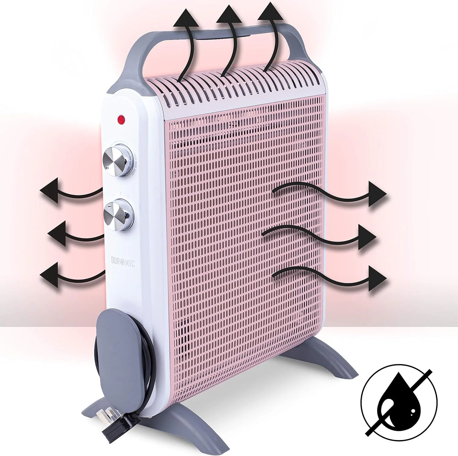 HV180 Elektroheizung Konvektor Heizkörper 2000W energiesparend Heizung - Image 4