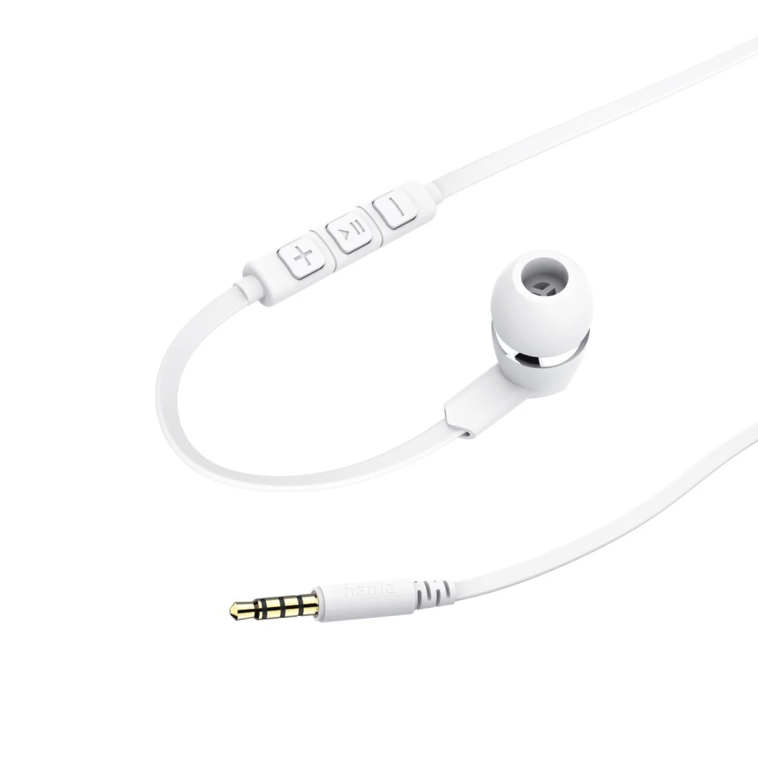 In-Ear-Headset JOY Flachbandkabel Weiß - Image 4