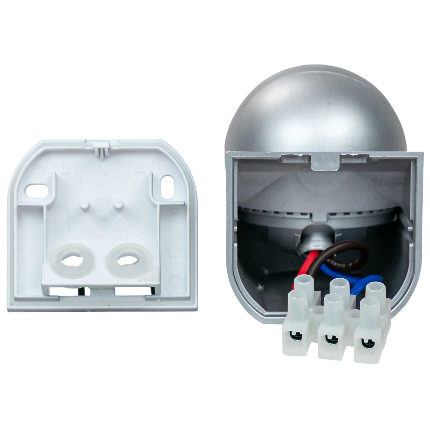 Infrarot Bewegungsmelder IP44 180 Grad Silber - Image 5