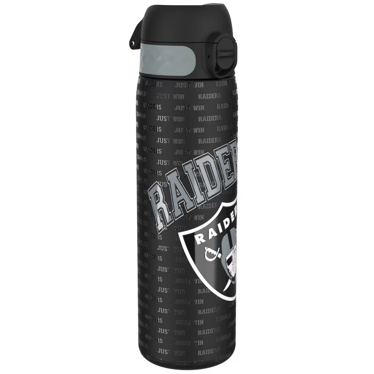ION8 Las Vegas Raiders NFL schmale auslaufsichere Wasserflasche, Edelstahl 600ml