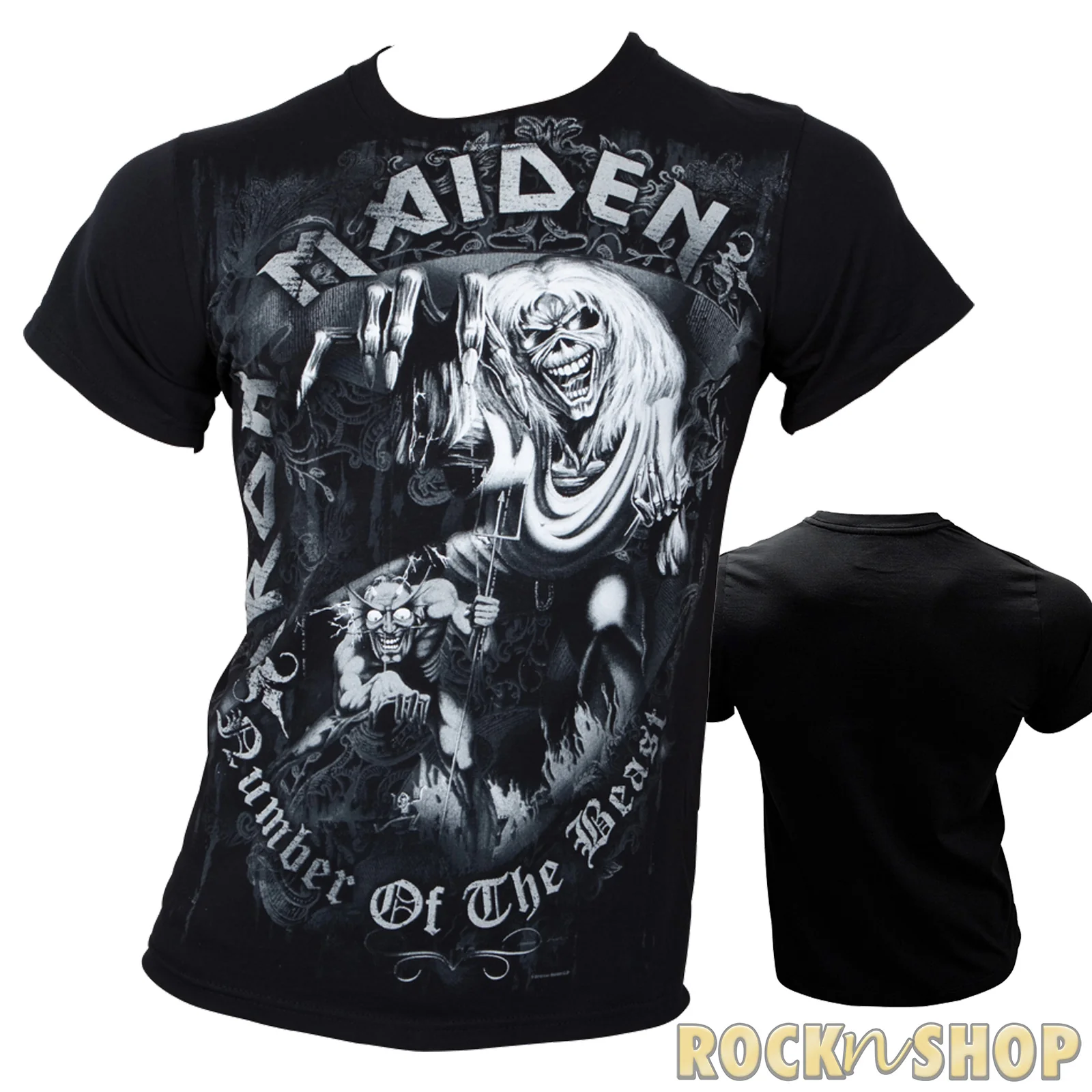 Iron Maiden - T-Shirt NOTB Grey Tone - schwarz - Image 9