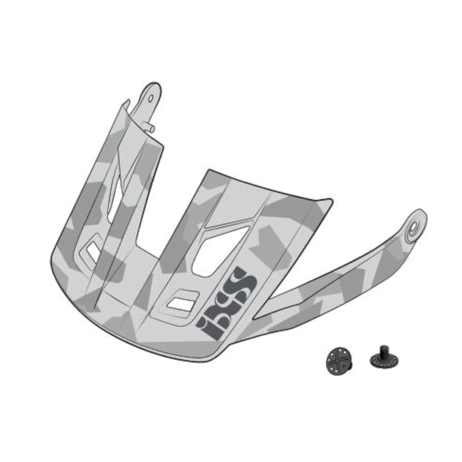 iXS Helmschirm Trigger AM Camo