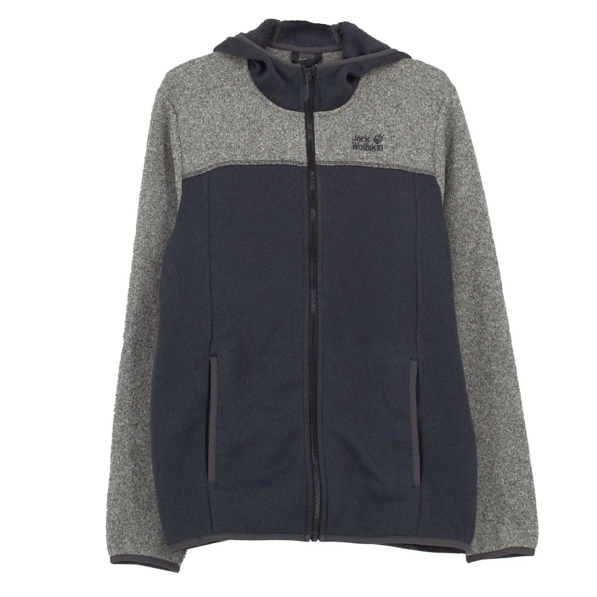 Jack Wolfskin Elk Hooded Herren Fleece Jacke Kapuze Sweatjacke 1707101-6230