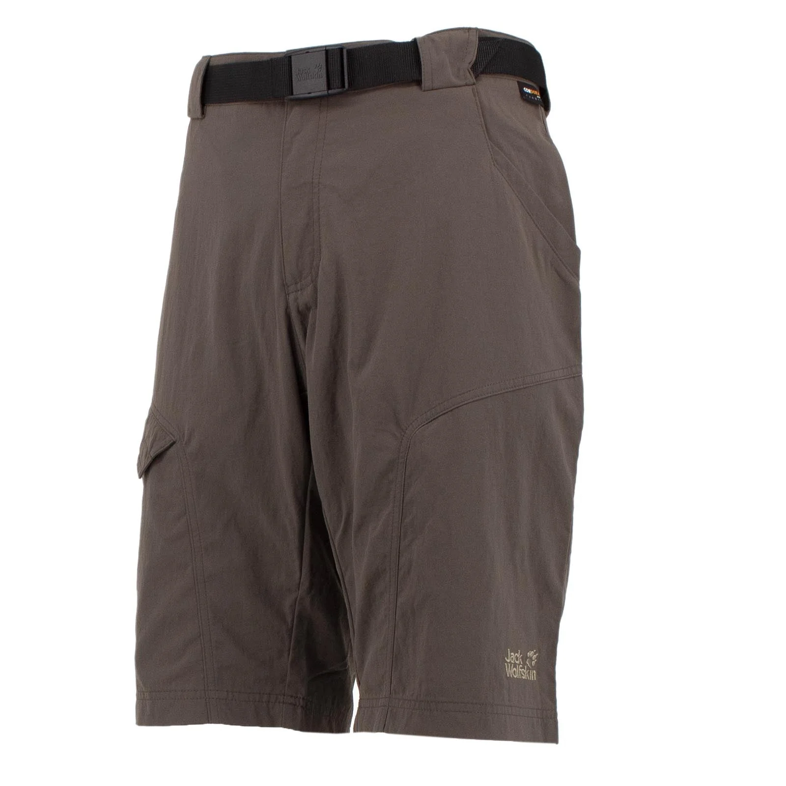Jack Wolfskin Hoggar Shorts Kurze Hose mit Gürtel Herren Braun 1501651-7010