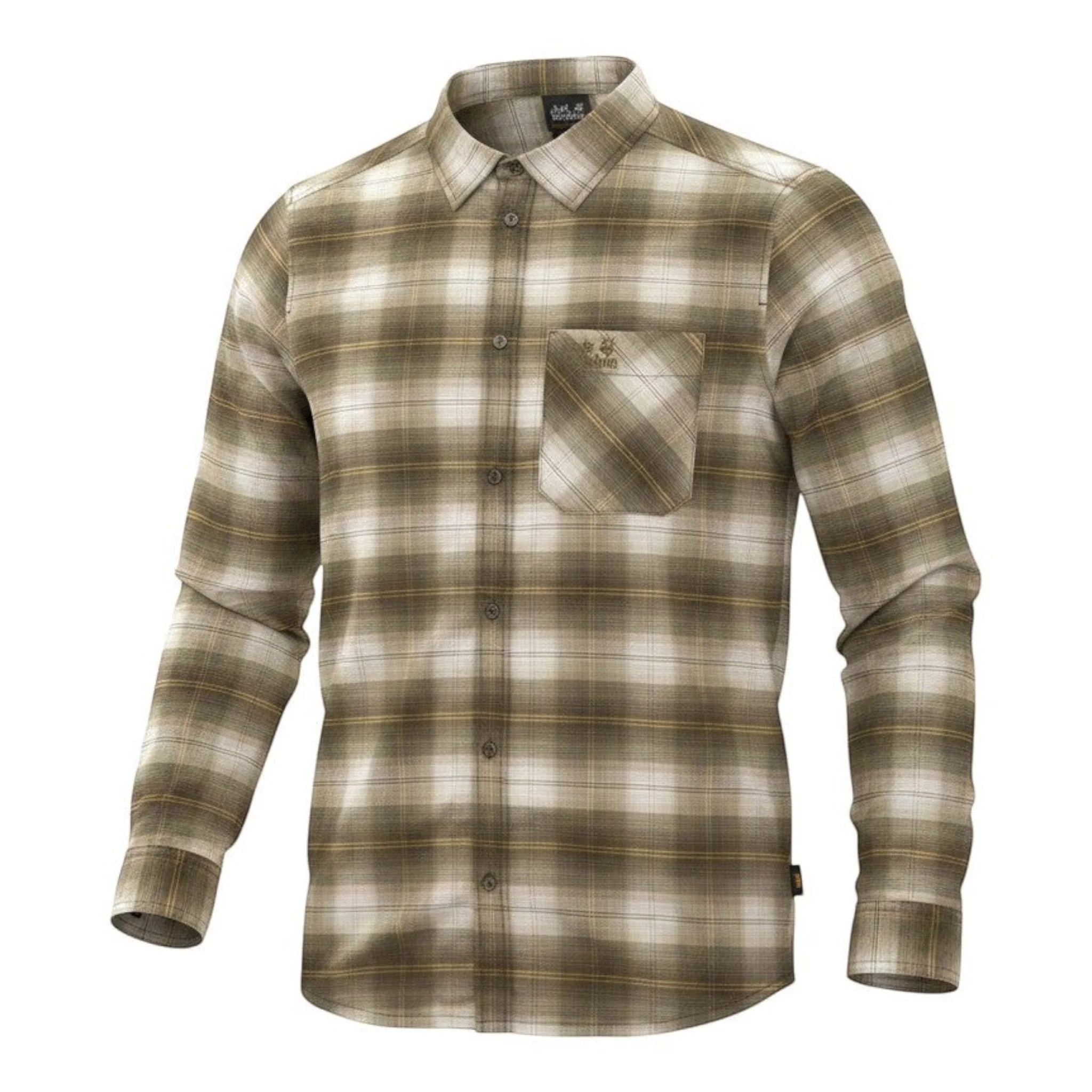 Jack Wolfskin Light Valley Shirt Pine Herren Hemd Braun
