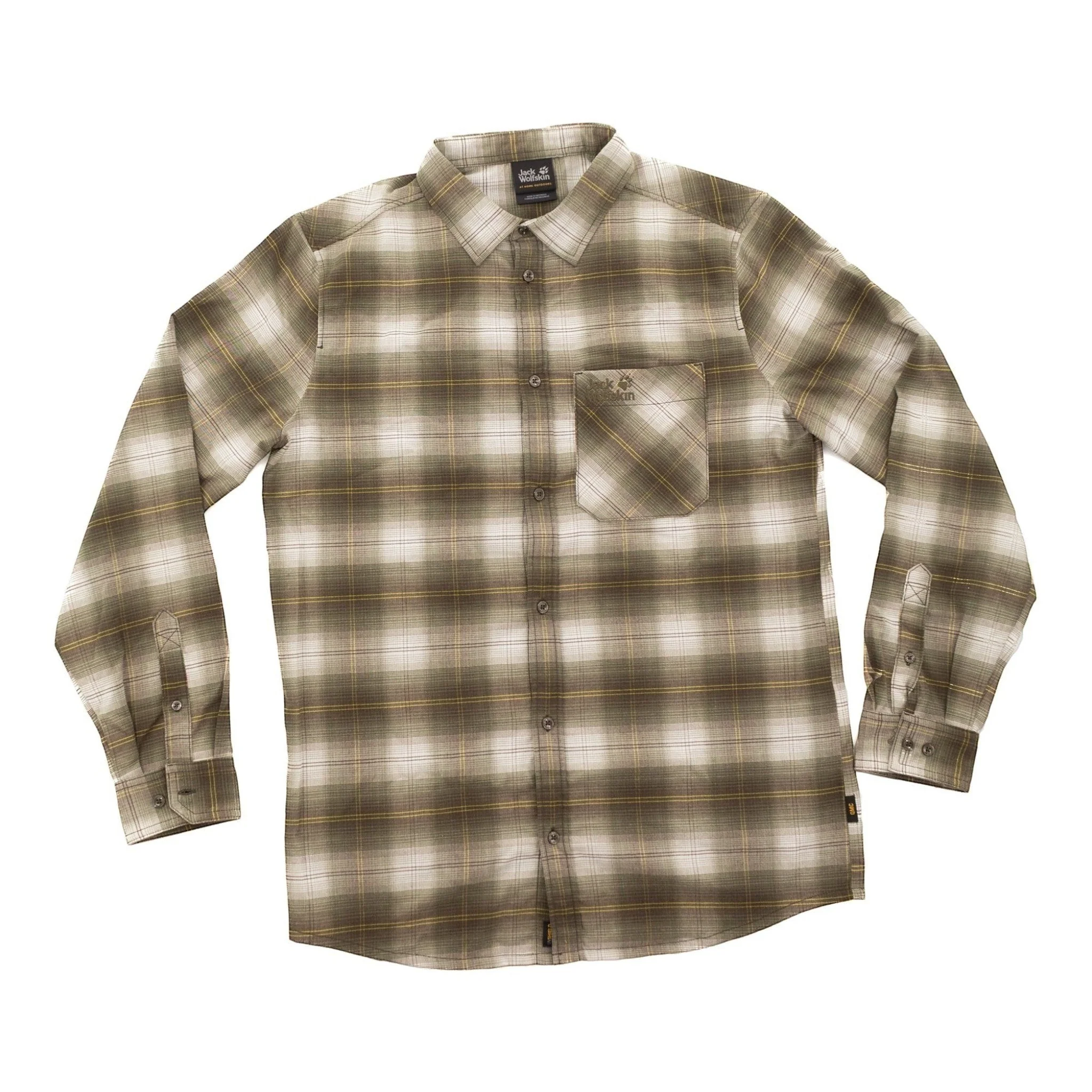 Jack Wolfskin Light Valley Shirt Pine Herren Hemd Braun - Image 2