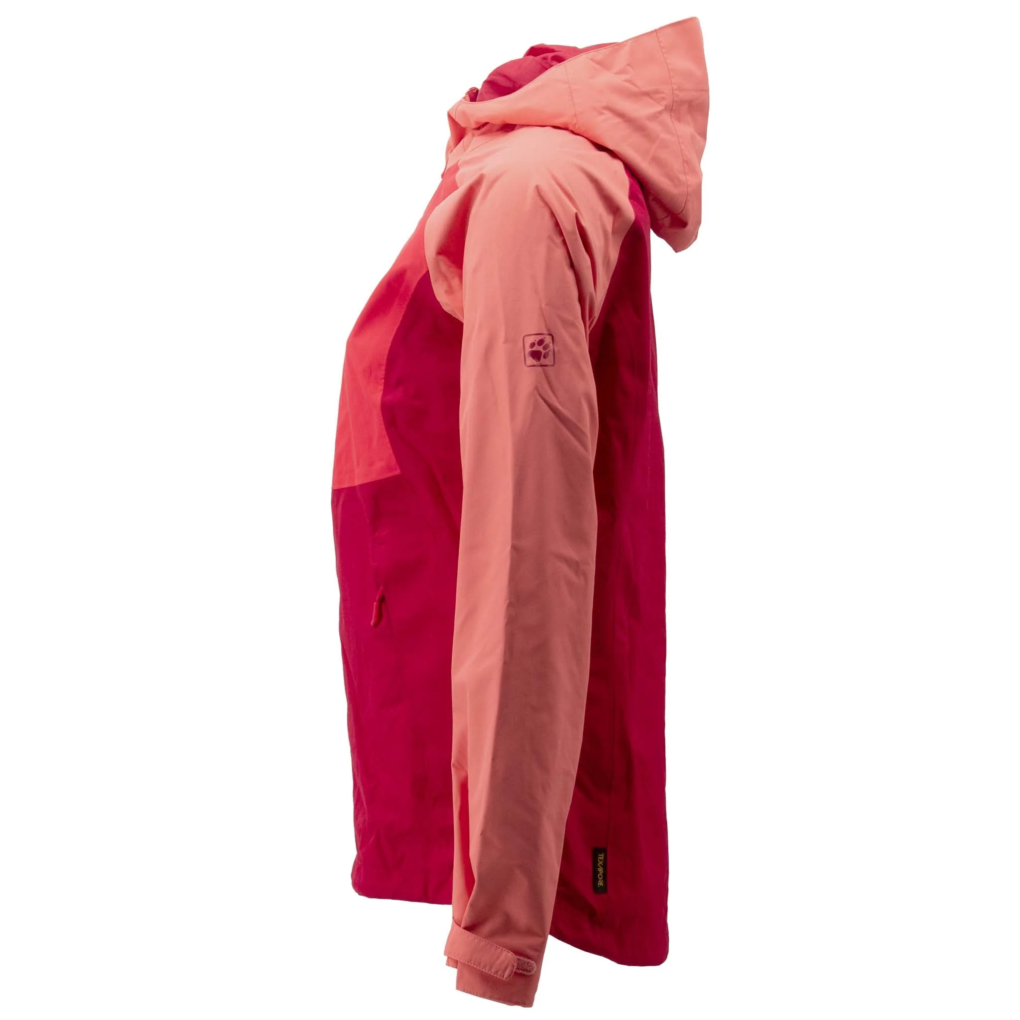 Jack Wolfskin Mount Isa Outdoor Trekking Hardshell Texapore Jacke Damen rot - Image 2
