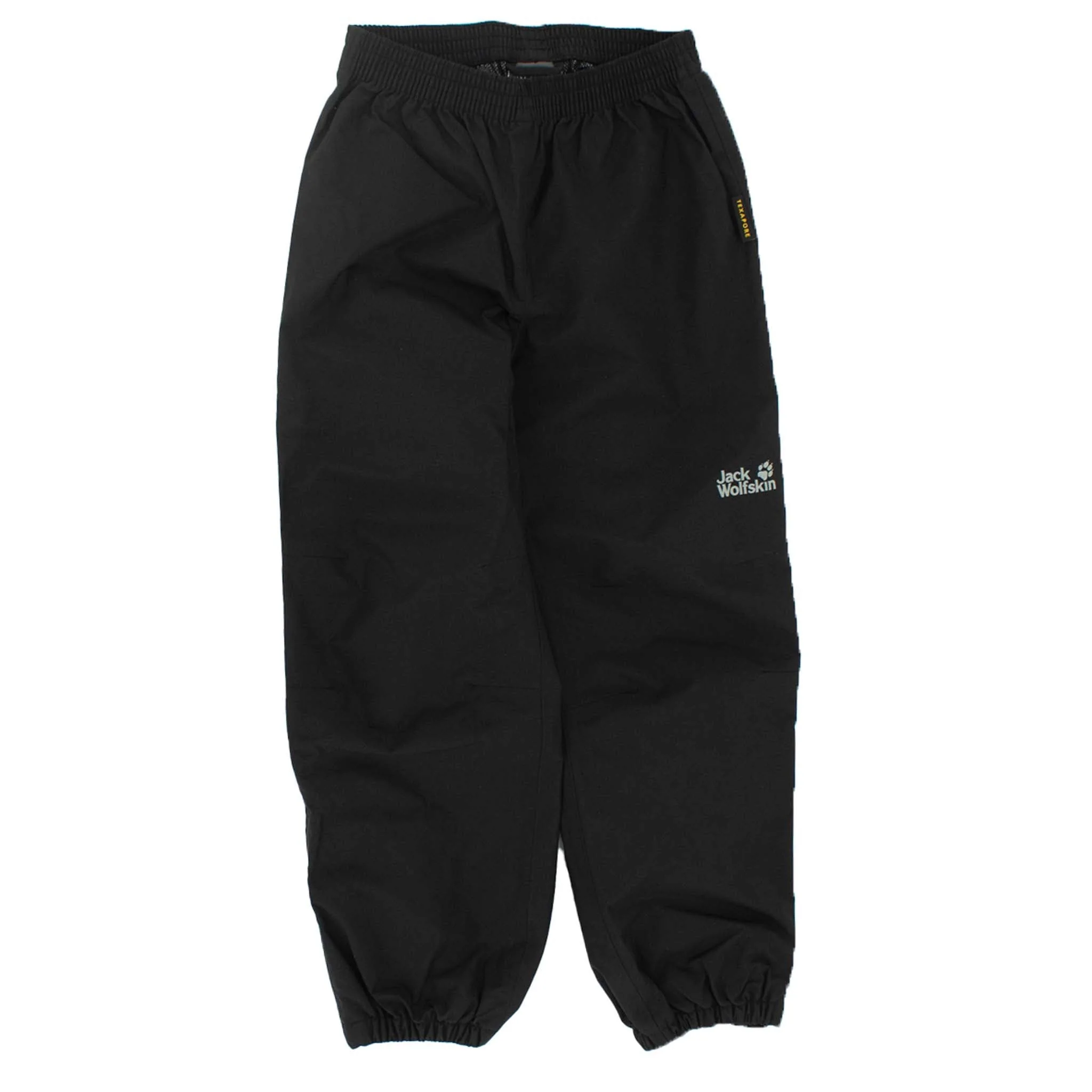 Jack Wolfskin Rain Pants Kids Regenhose Kinder Schwarz 1603632-6000
