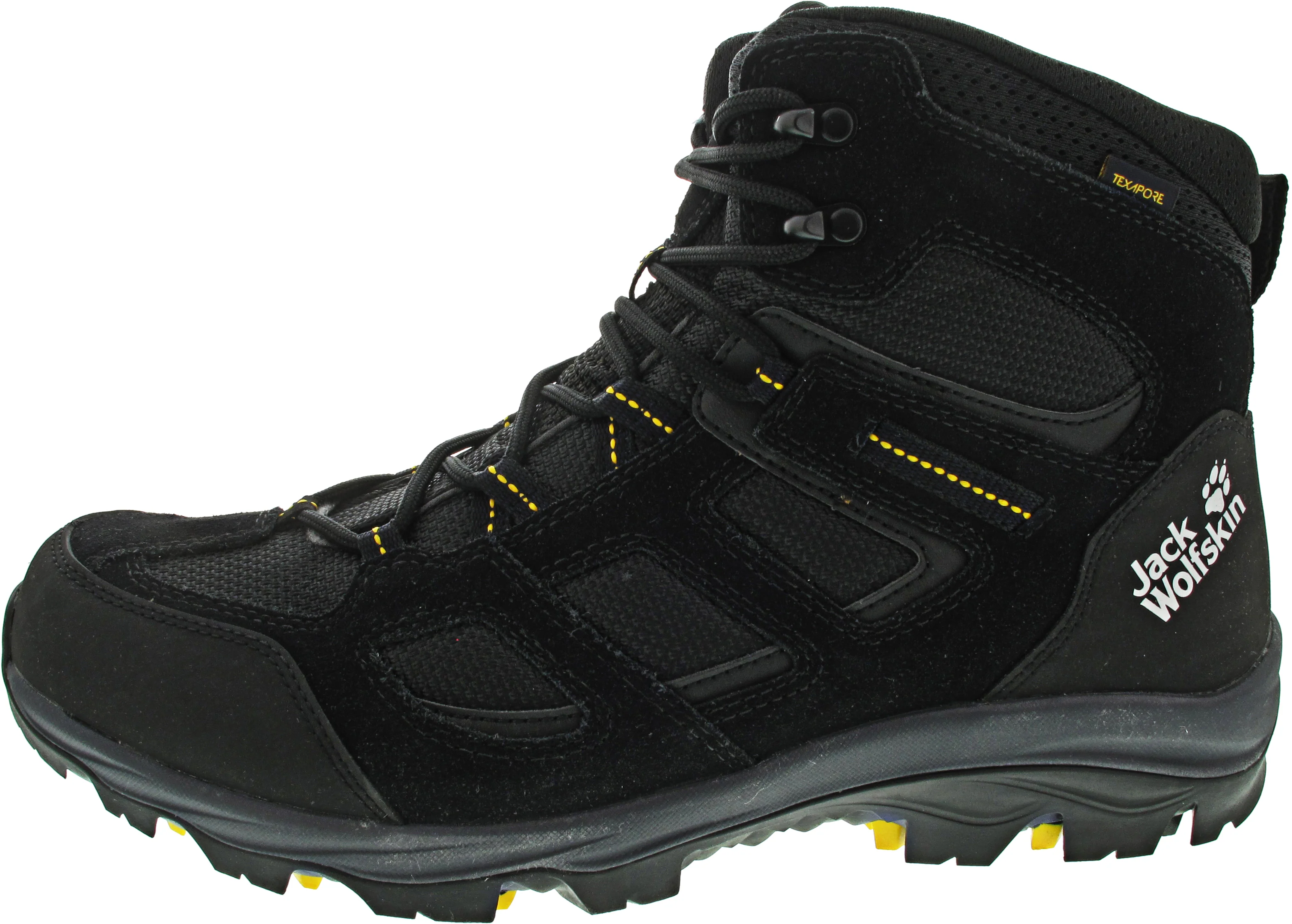 Jack Wolfskin Vojo 3 Texapore Mid M Wanderstiefel Schwarz - Image 2