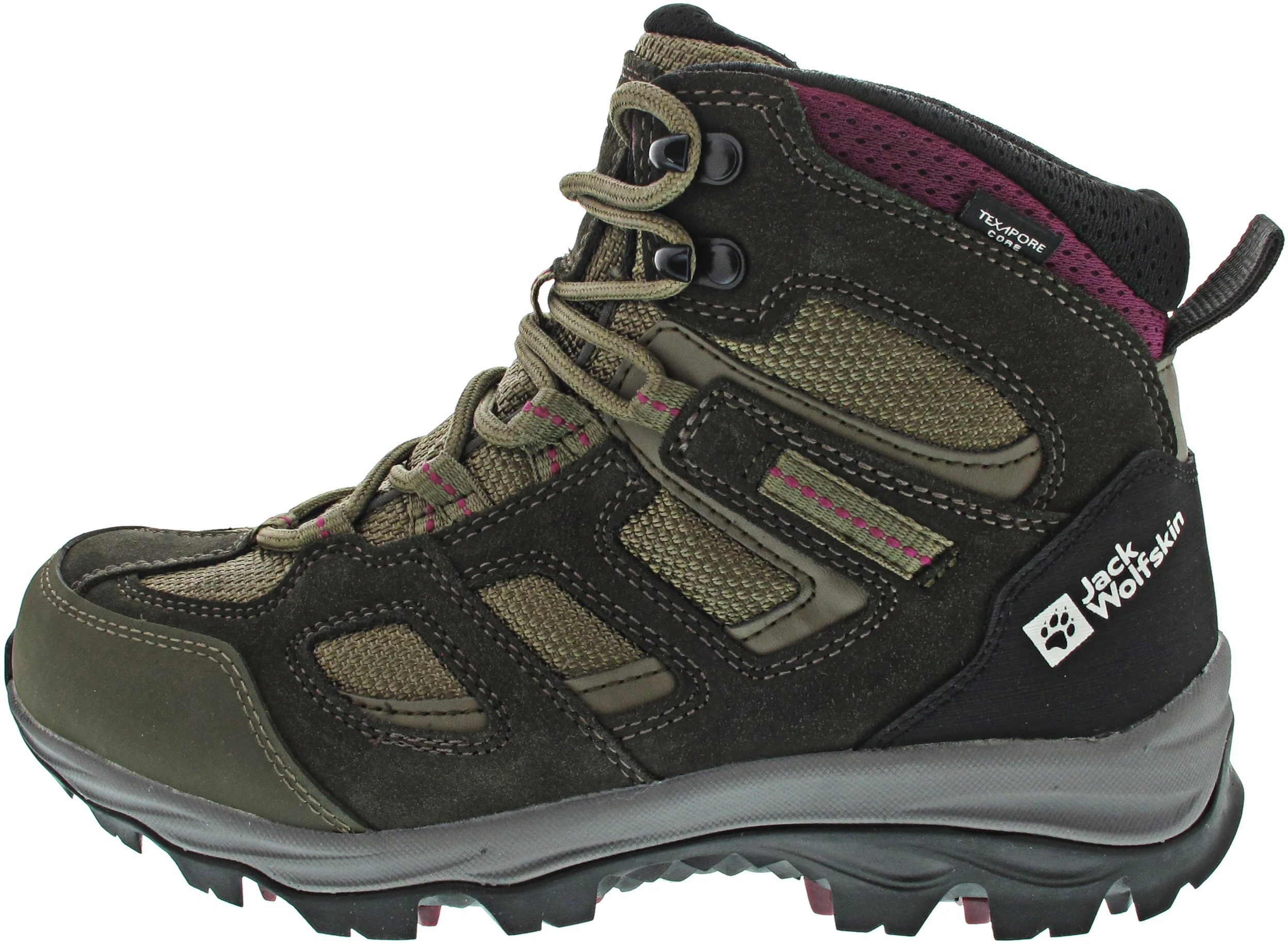 Jack Wolfskin Vojo 3 Texapore Mid W Wanderschuh Grün - Image 3