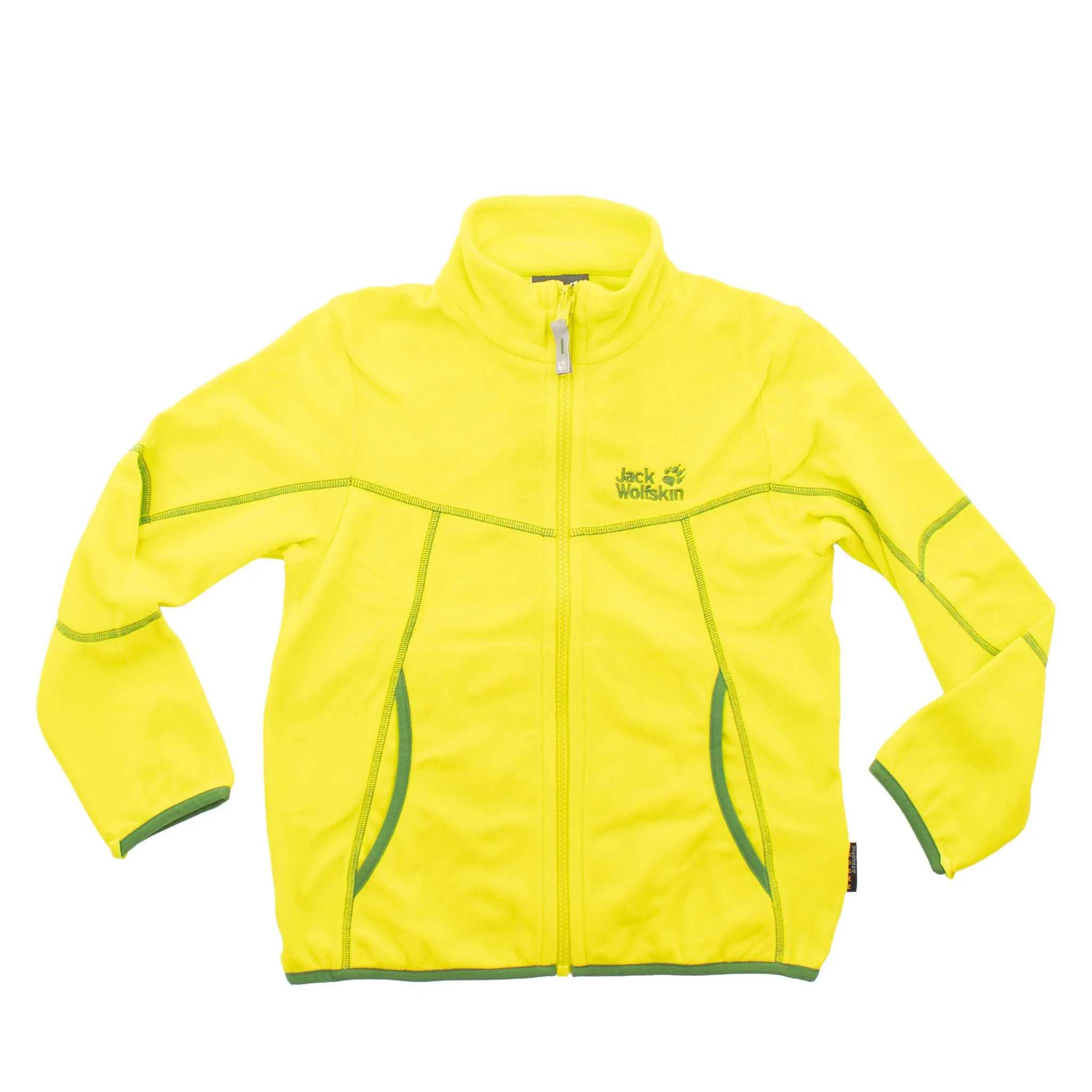 Jack Wolfskin Woodpecker Kinder Fleece Jacke Übergangsjacke Unterziehjacke 128