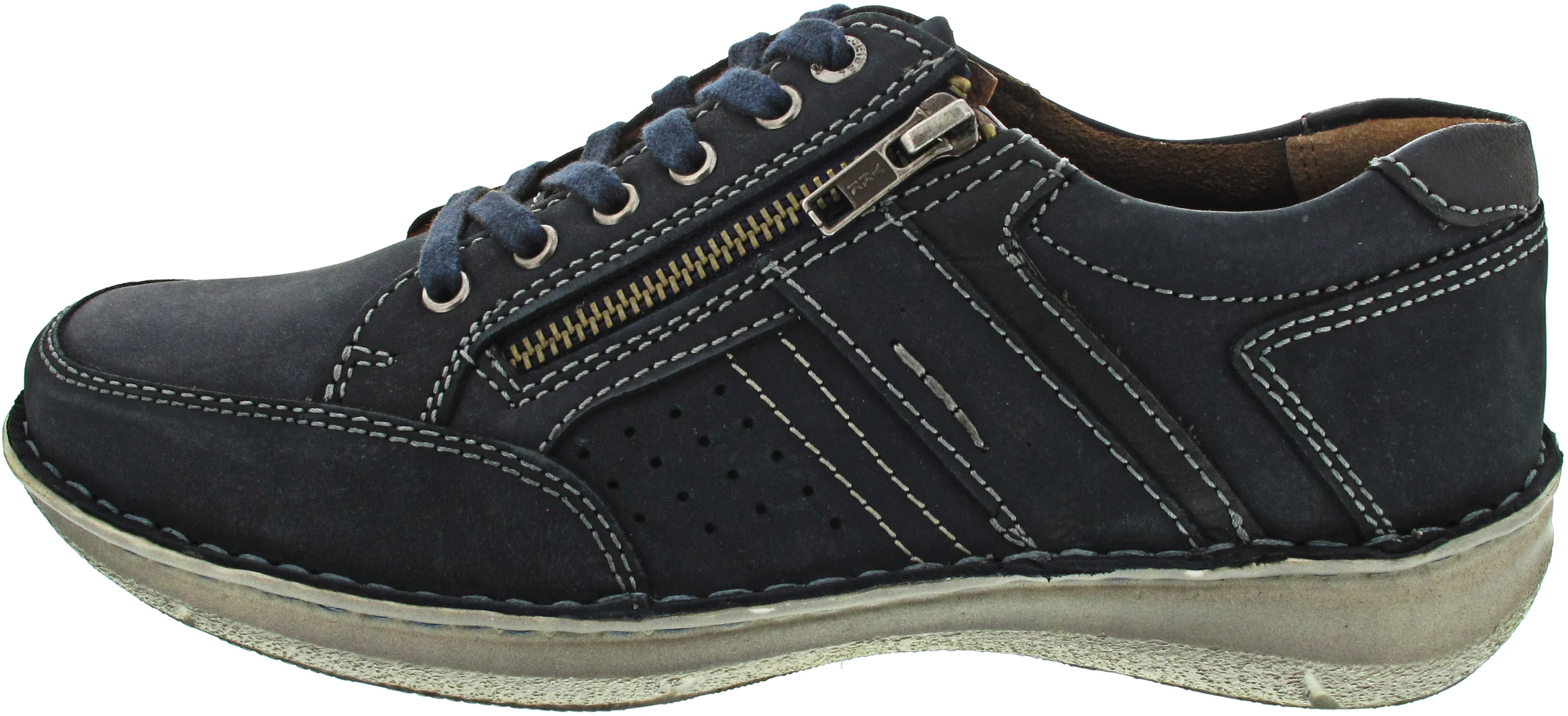Josef Seibel Alfred 02 sportlicher Schnürer Blau - Image 4