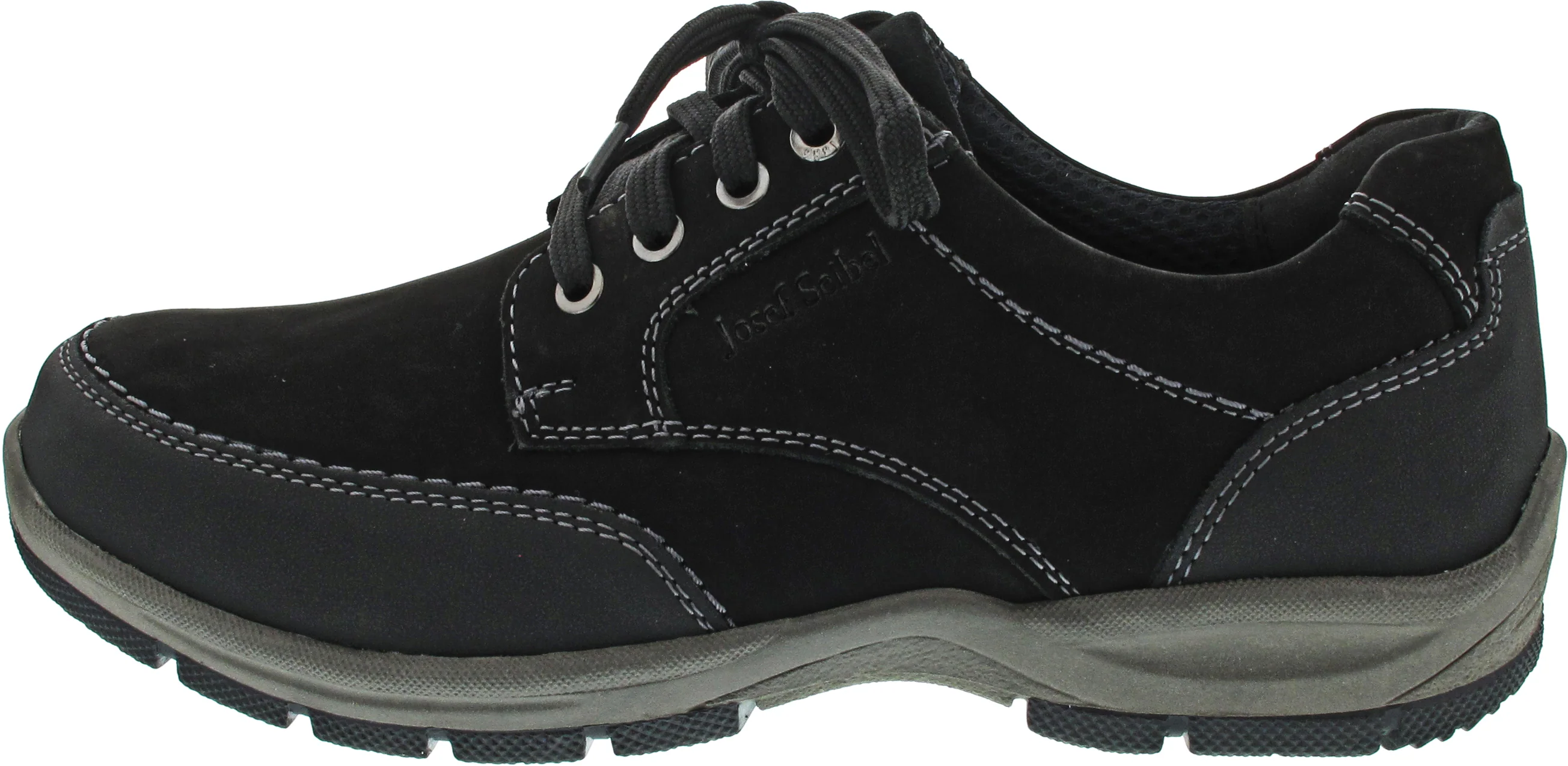 Josef Seibel Lenny 02 sportlicher Schnürer Schwarz - Image 2