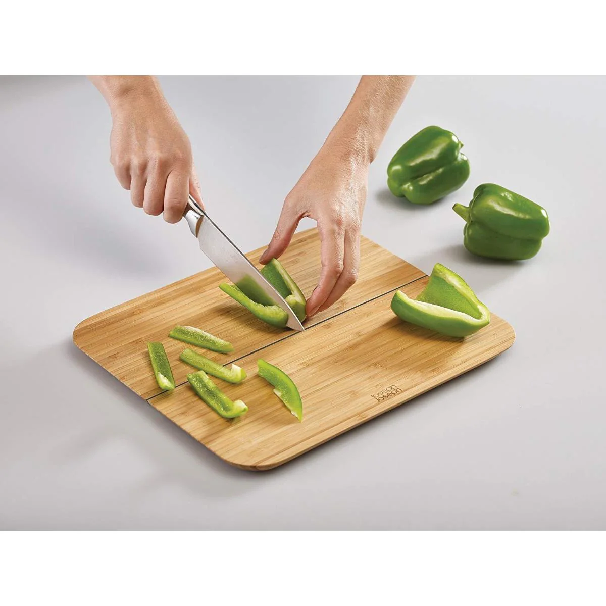 Joseph Joseph Chop2Pot Bamboo Large Faltbares Schneidebrett aus Bambus - Image 2