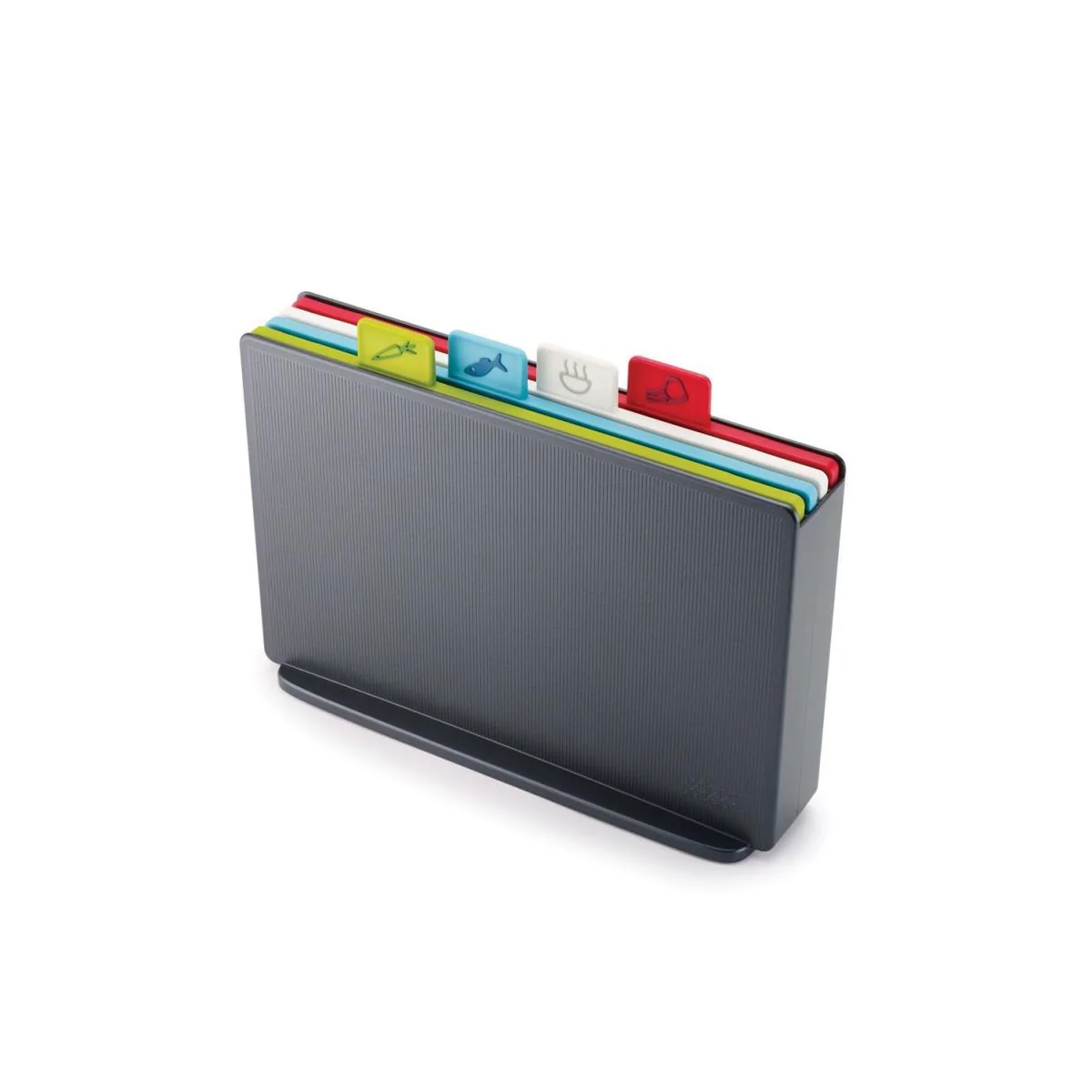 Joseph Joseph Index Regular 4 teiliges Schneidebrett Set Silber