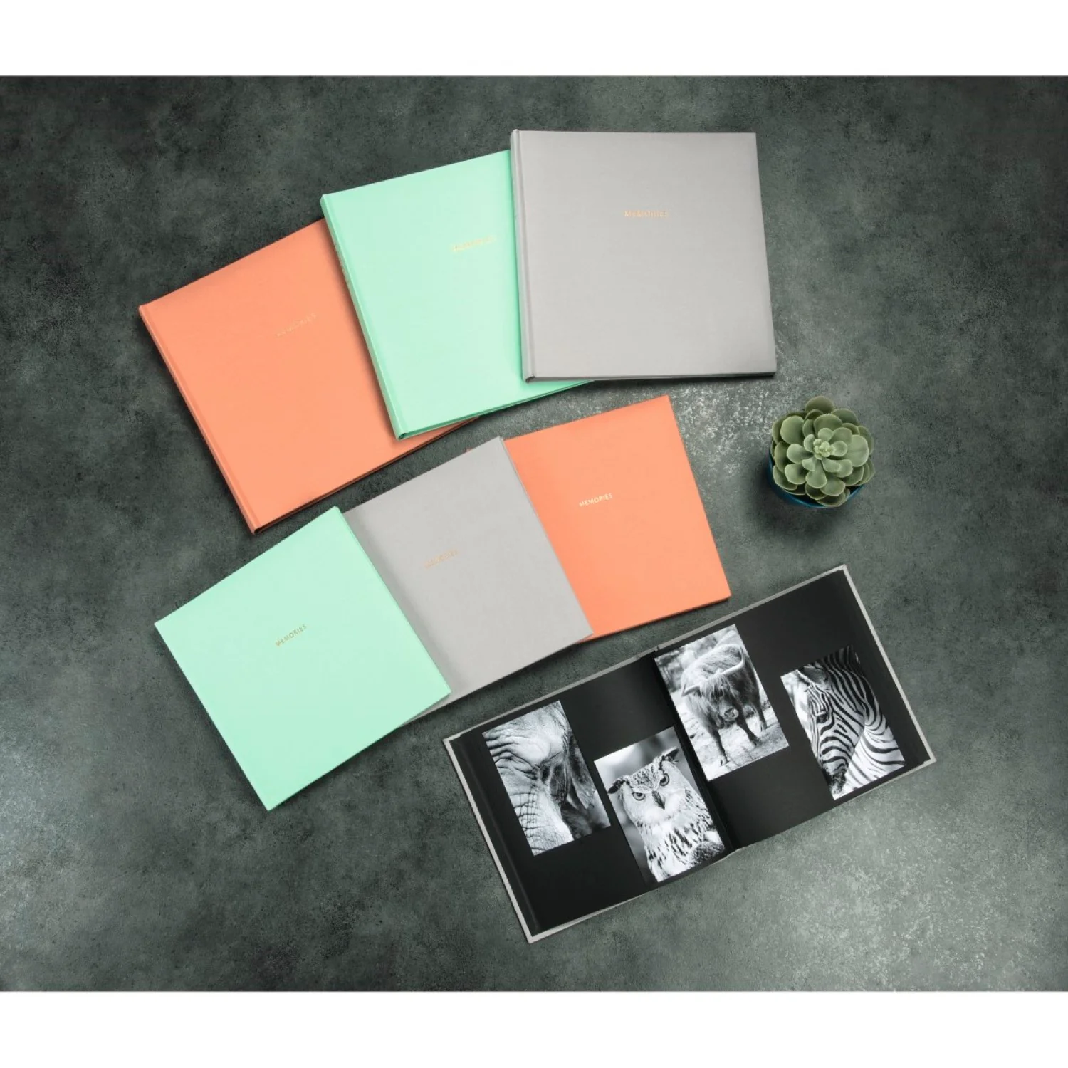 Jumbo Album Memories Lachs 50 Seiten 200 10x15cm - Image 4