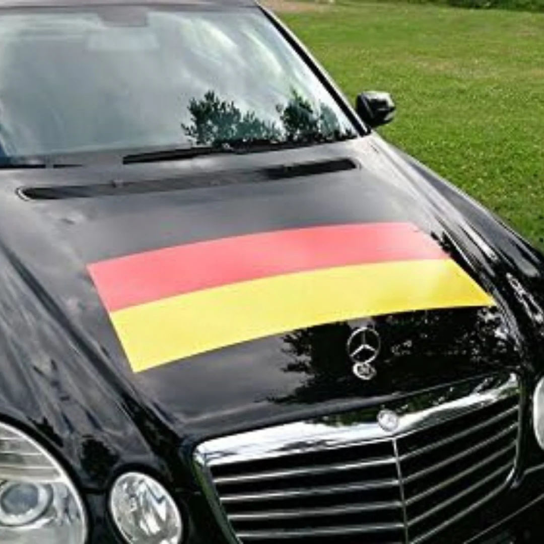 JUNG Auto Fanfolie Set Deutschland 3 teilig WM 2026 Fanartikel Fußball Weltmeisterschaft 90x60 cm - Image 5