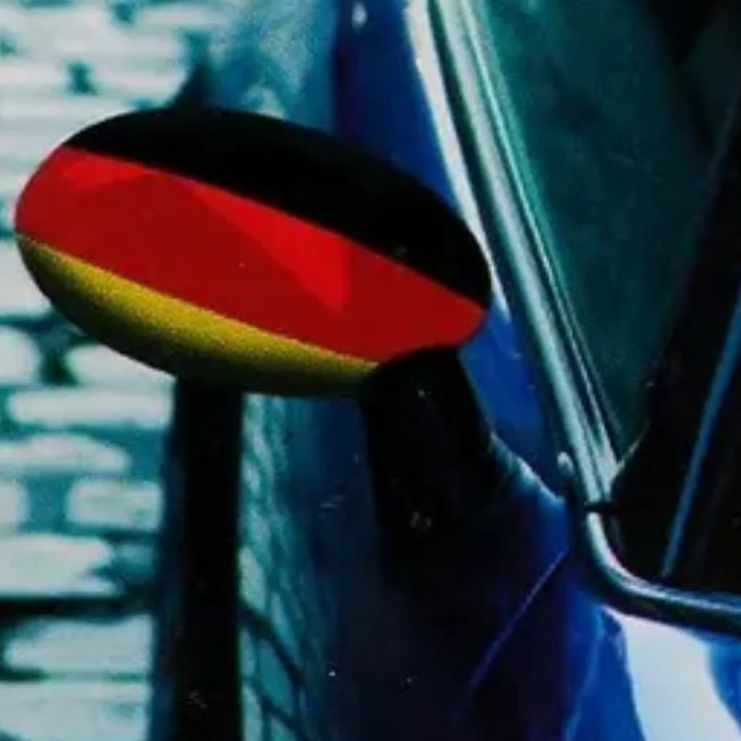 JUNG Autospiegelbezug 2er Set Deutschland Fan Fußball WM 2026 Weltmeisterschaft Flagge Fanartikel - Image 4