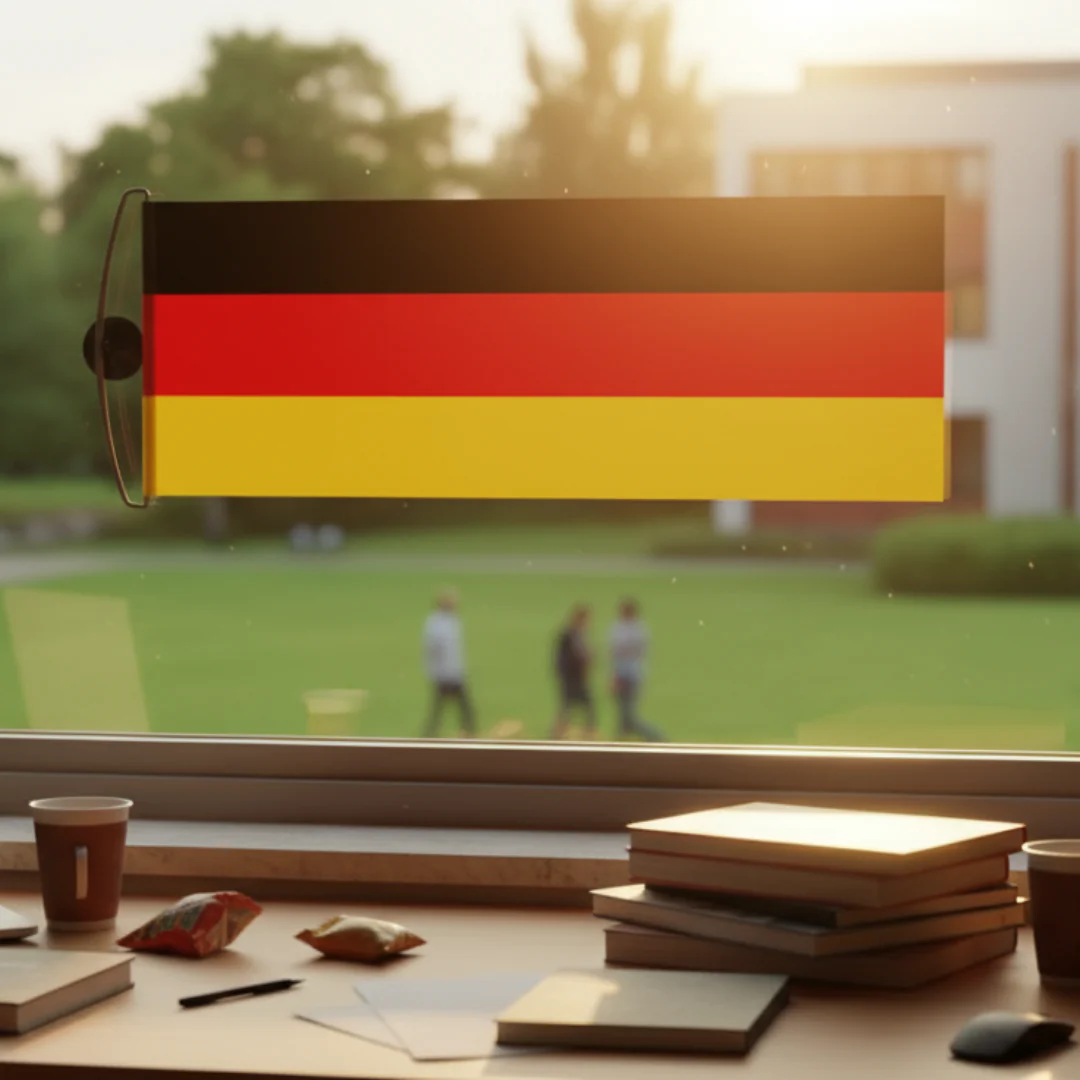 JUNG Banner 38x8 cm Saugnapf Deutschland Fanartikel Fußball WM 2026 Schwarz Rot Gold Autozubehör - Image 5