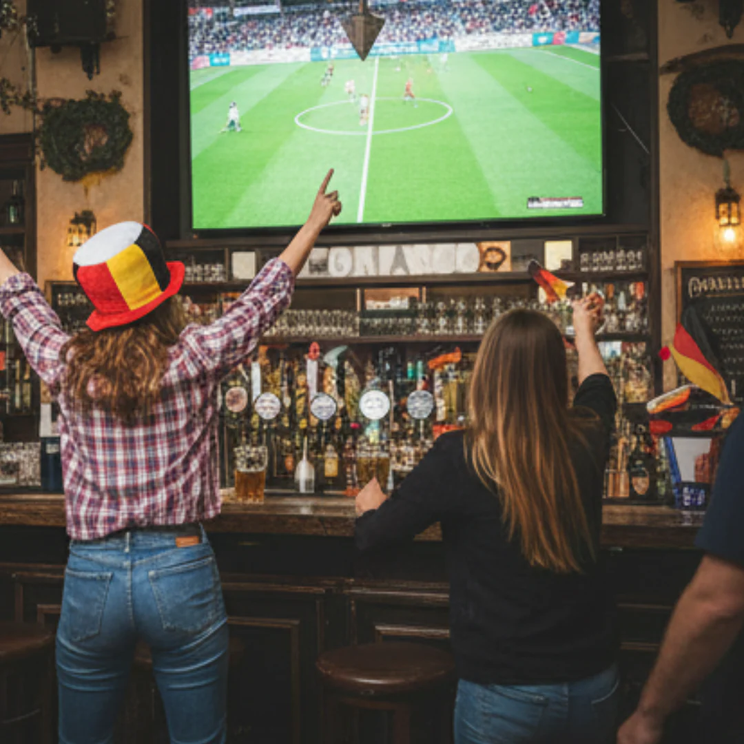 JUNG Bier Hut Deutschland Fan Fußball WM 2026 Weltmeisterschaft Fahne Flagge Fanartikel - Image 3