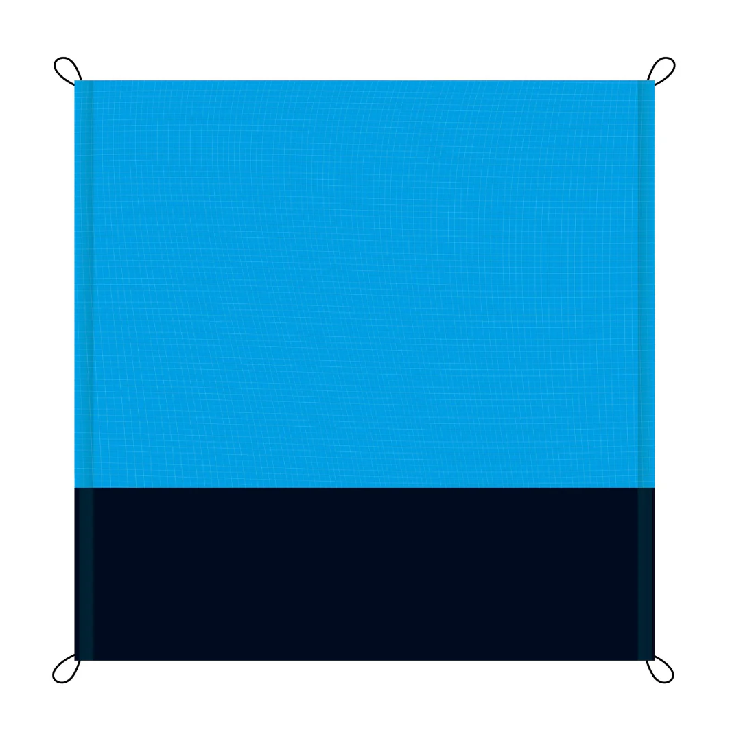 JUNG Camping Bodenmatte 200x210cm Blau Matte Campingmatte Sportmatte Zeltboden - Image 5