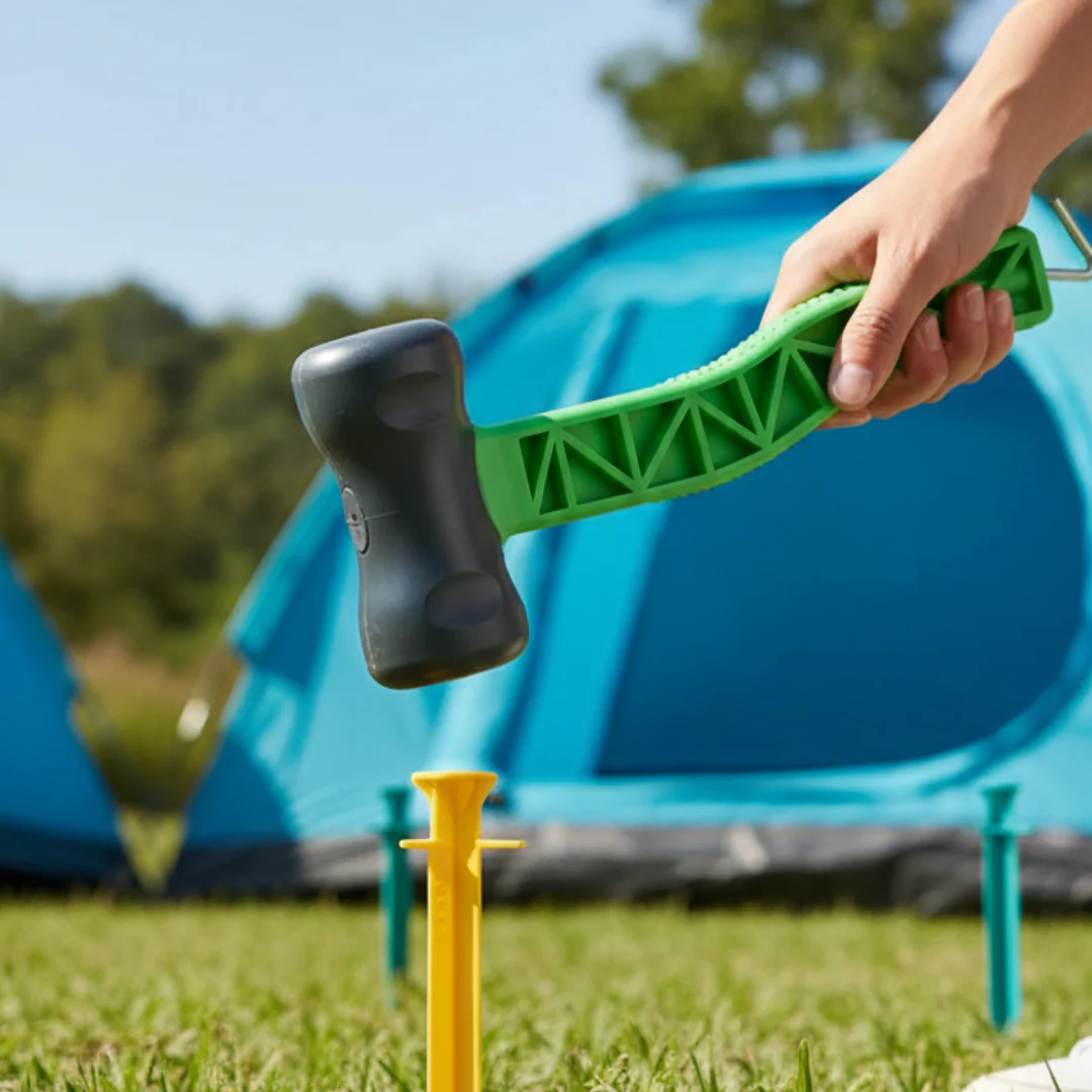 JUNG Campinghammer mit Ziehhaken Hammer Heringhammer Zelthammer Camping Outdoor - Image 3
