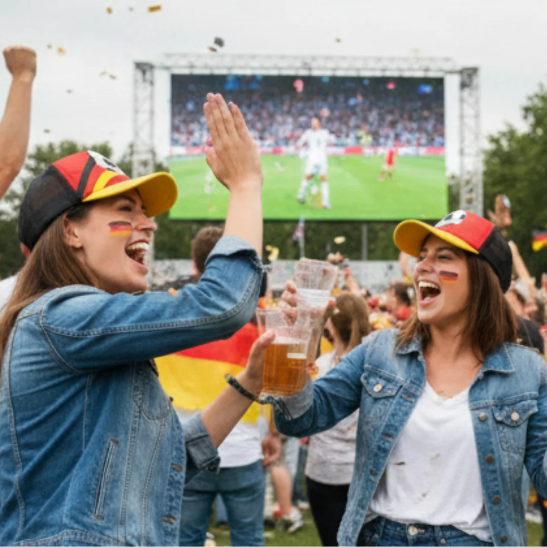 JUNG Cappy Kappe Deutschland Fan Fußball WM 2026 Weltmeisterschaft Fahne Flagge Fanartikel Baseball - Image 5