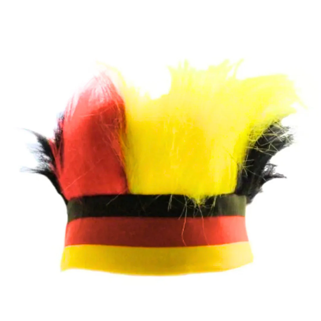 JUNG Deutschland Perücke Fan Fußball WM 2026 Weltmeisterschaft Fahne Flagge Fanartikel Haarperücke